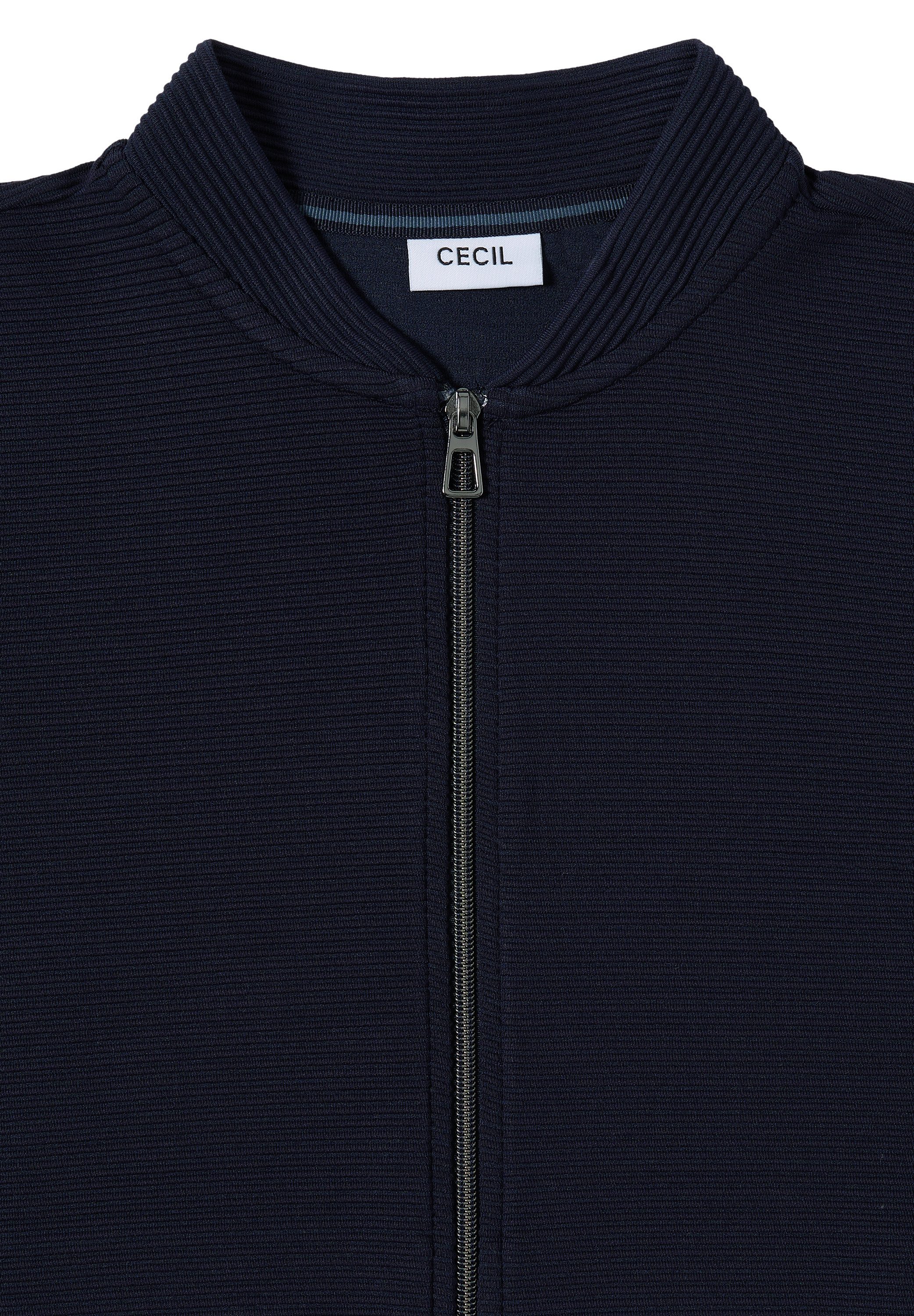Cecil Blouson met ritssluiting, in ottoman-look