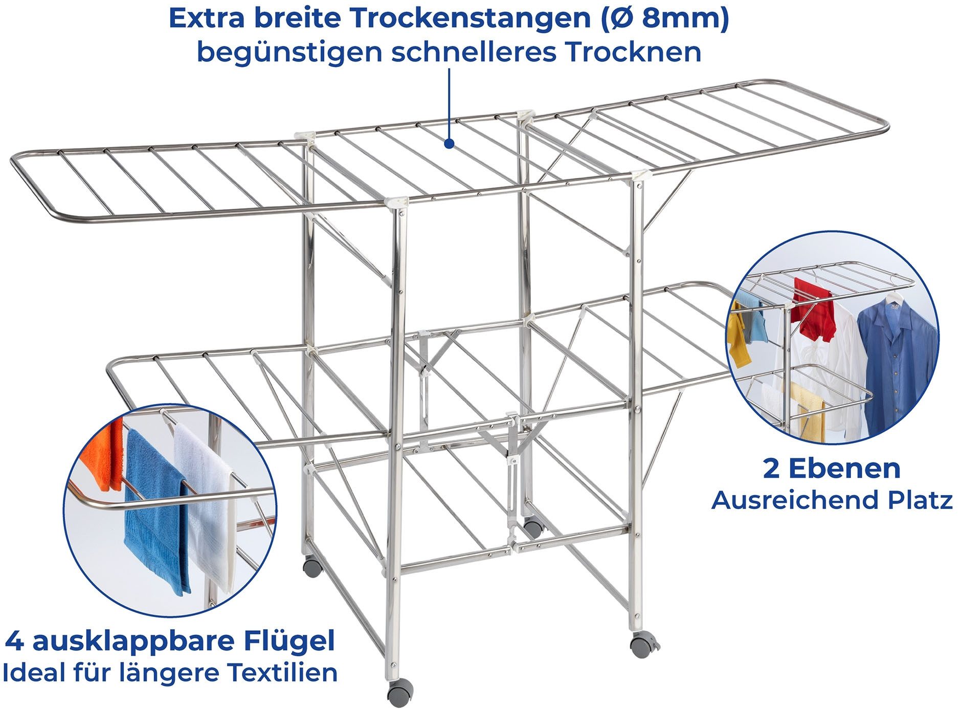 Maximex Vleugel-droogrek Model Mobil (1-delig)