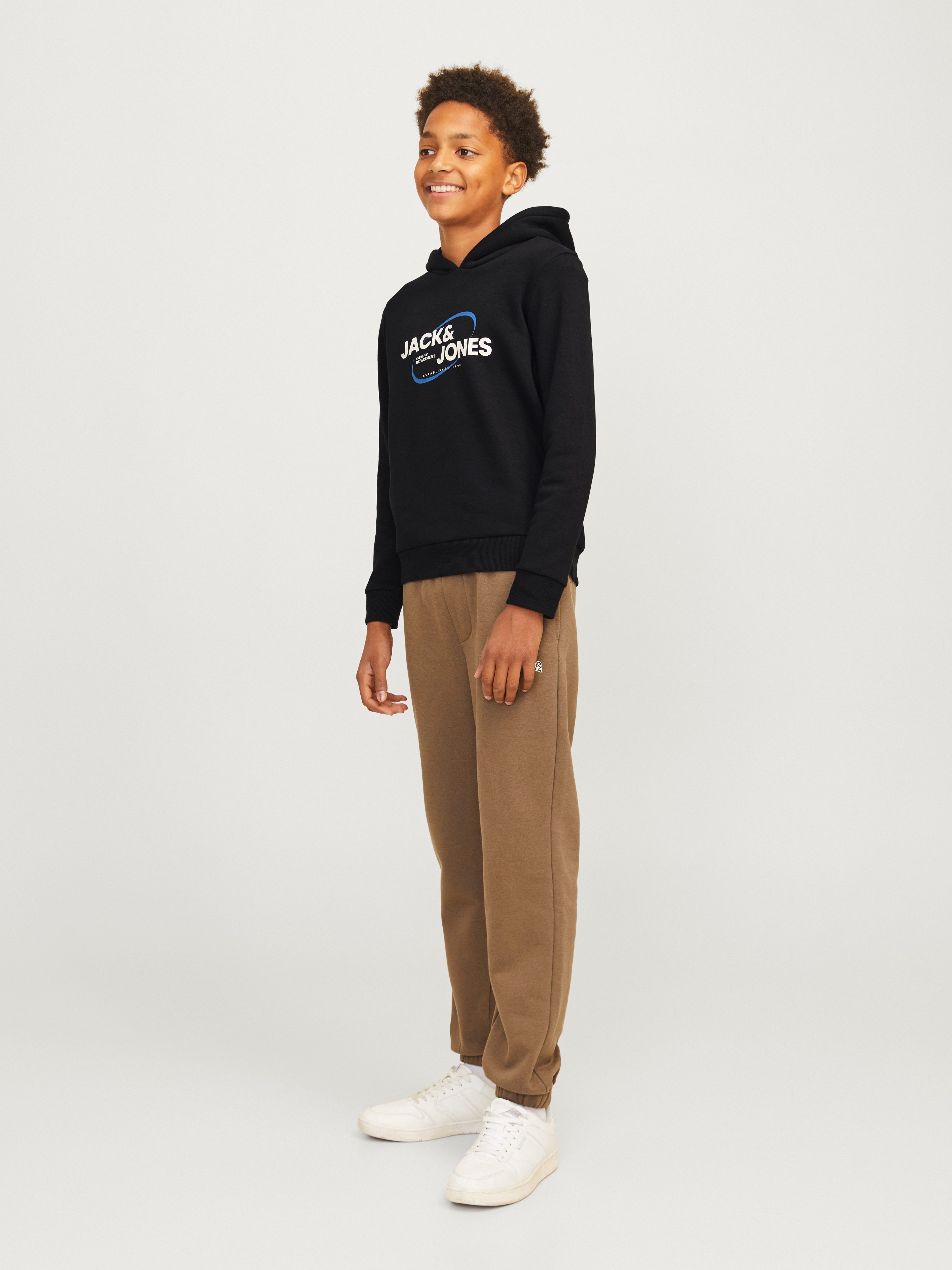Jack & Jones Junior Hoodie JCORAY BRANDING SWEAT HOOD FST JNR