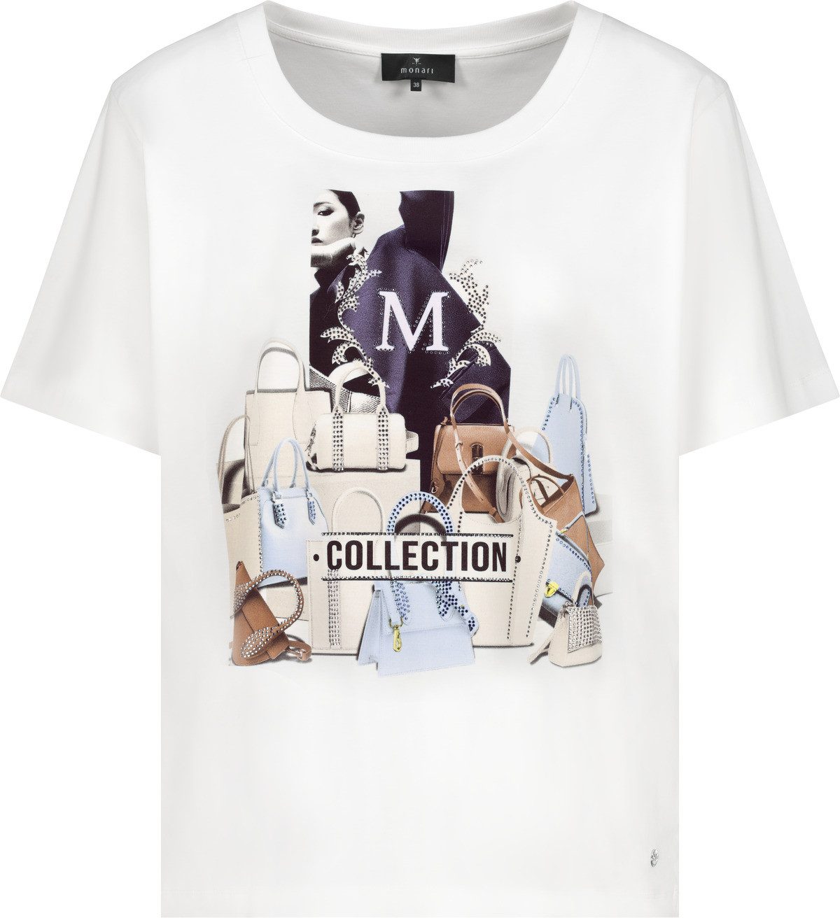 Monari Shirt met korte mouwen Shirt zakken
