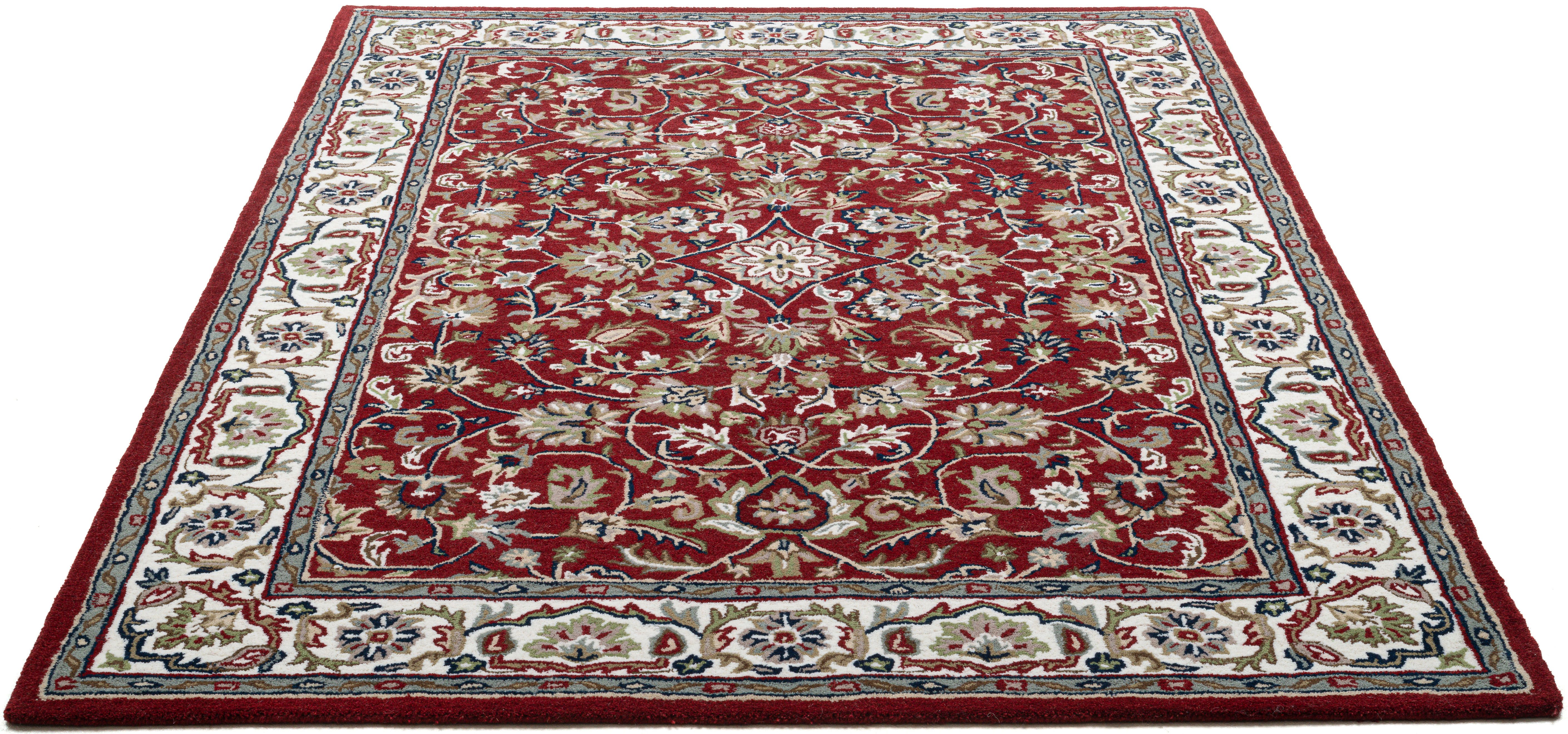 THEKO Wollen kleed Royal Orient Isfahan handgetufted, oosterse uitstraling, 100% wol