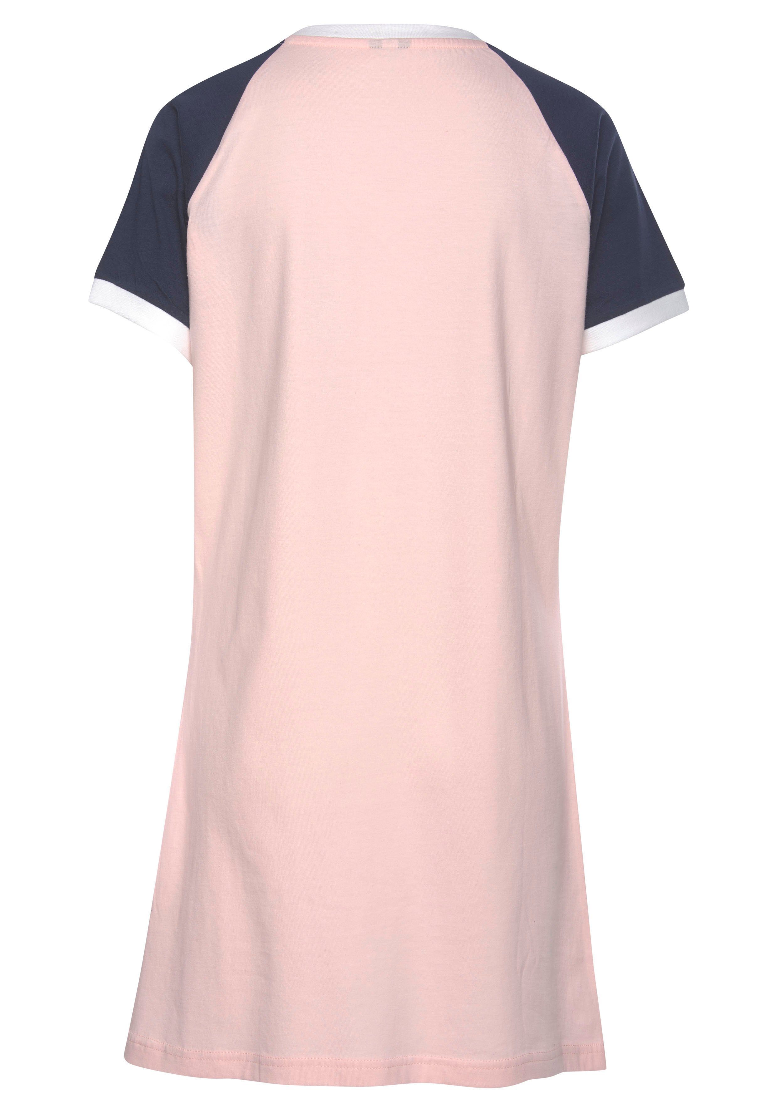 KangaROOS Big-shirt met contrastkleurige raglanmouwen