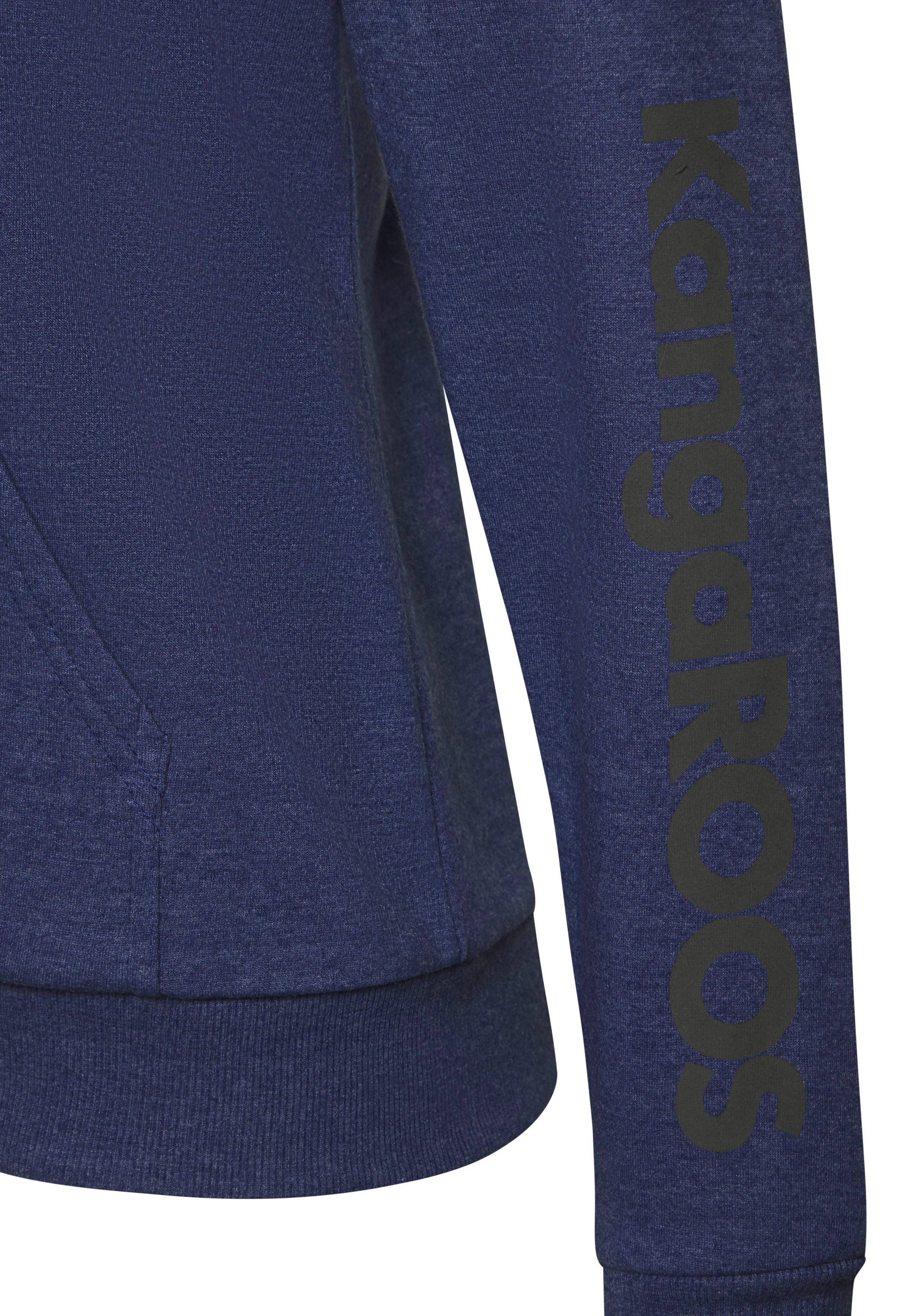 KangaROOS Sweatvest met contrasterende details, loungewear