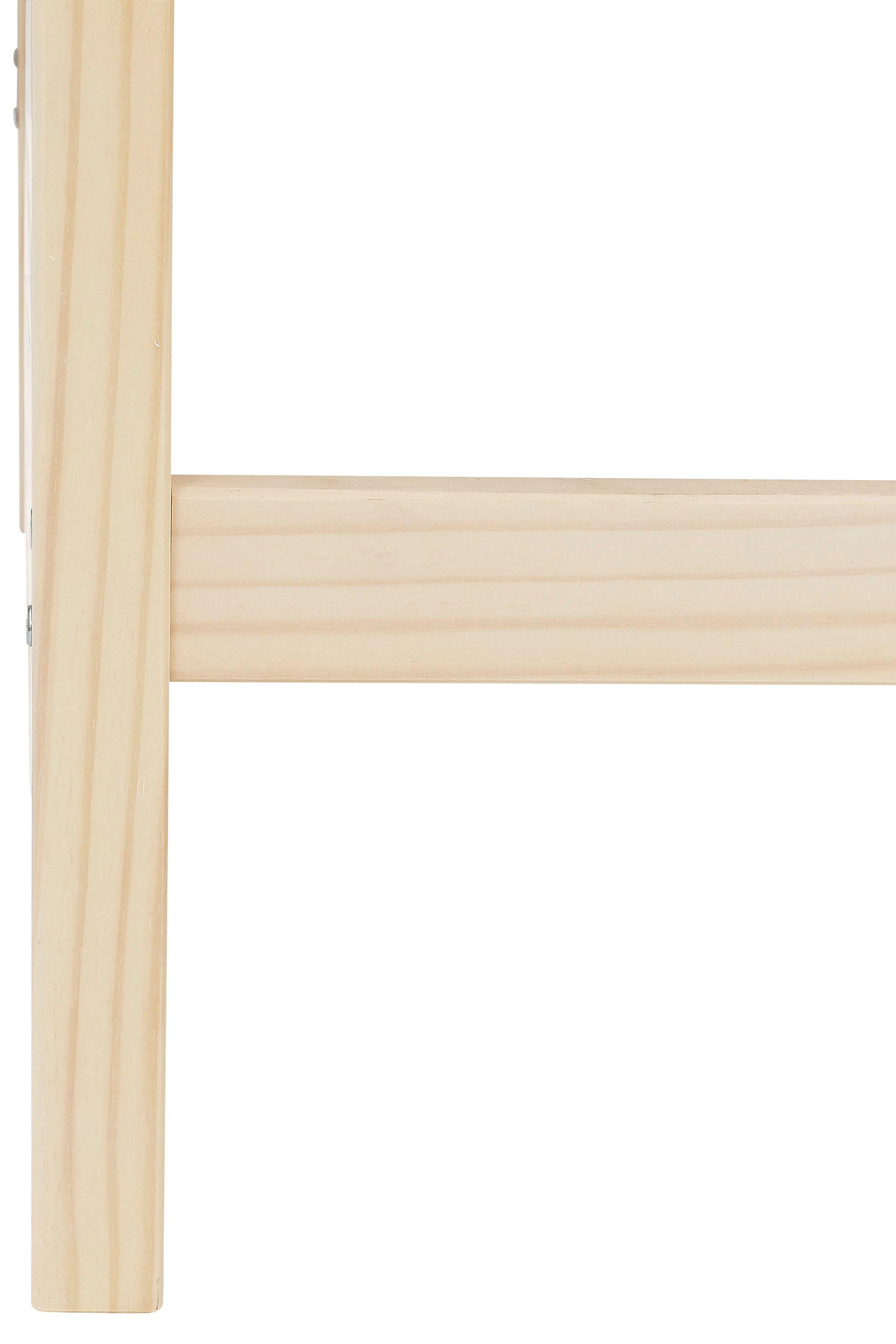 Lüttenhütt Hoogslaper Janne Grenenhout, 1-persoons, inclusief houten ladder, ligoppervlak 90x200 cm