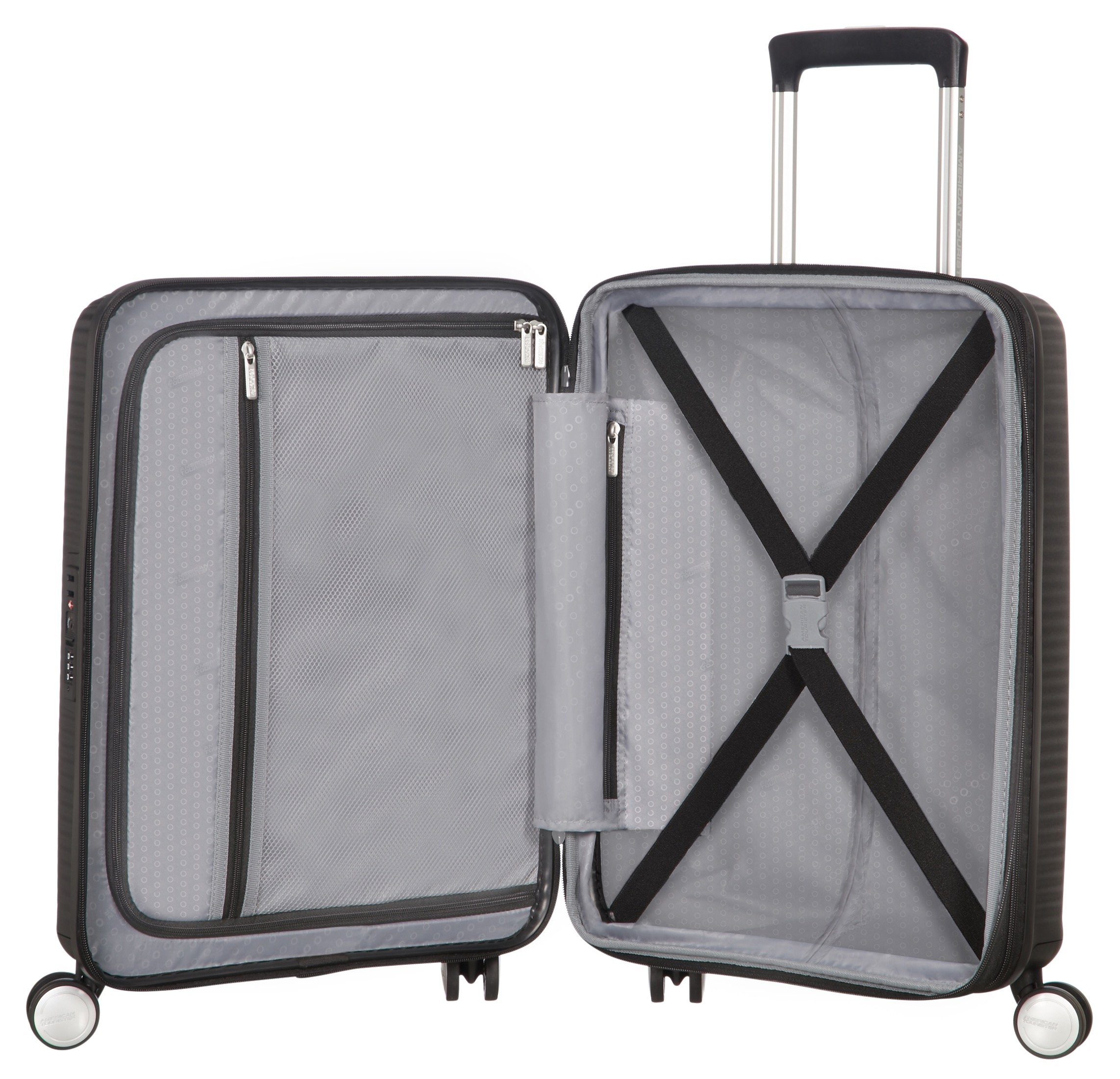 American Tourister® Hardshell-trolley SOUNDBOX 55 Koffer reisbagage handbagage-koffer TSA-cijferslot
