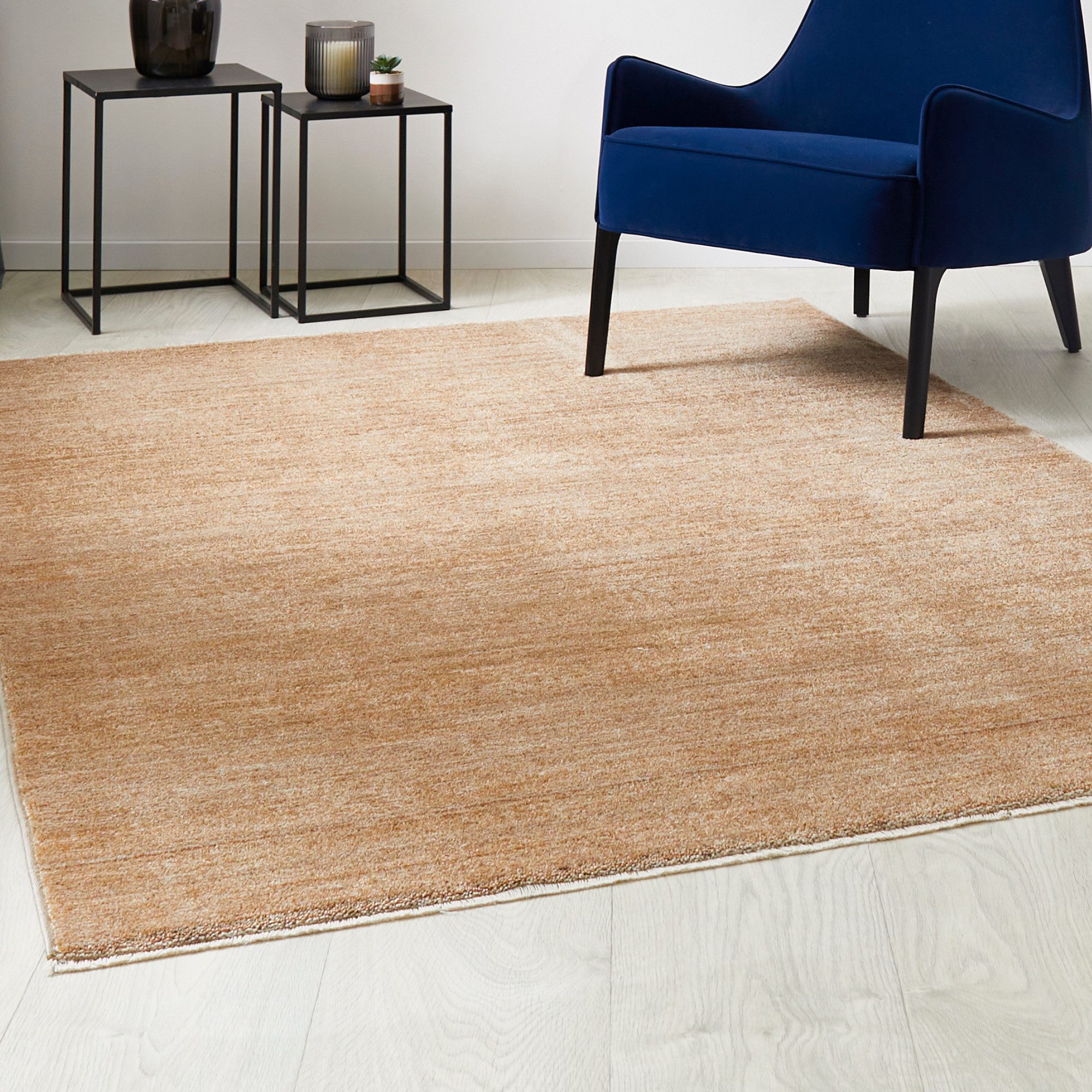 LUXOR living Vloerkleed Vilnius gemêleerde look, zachte pool, met franjes, woonkamer