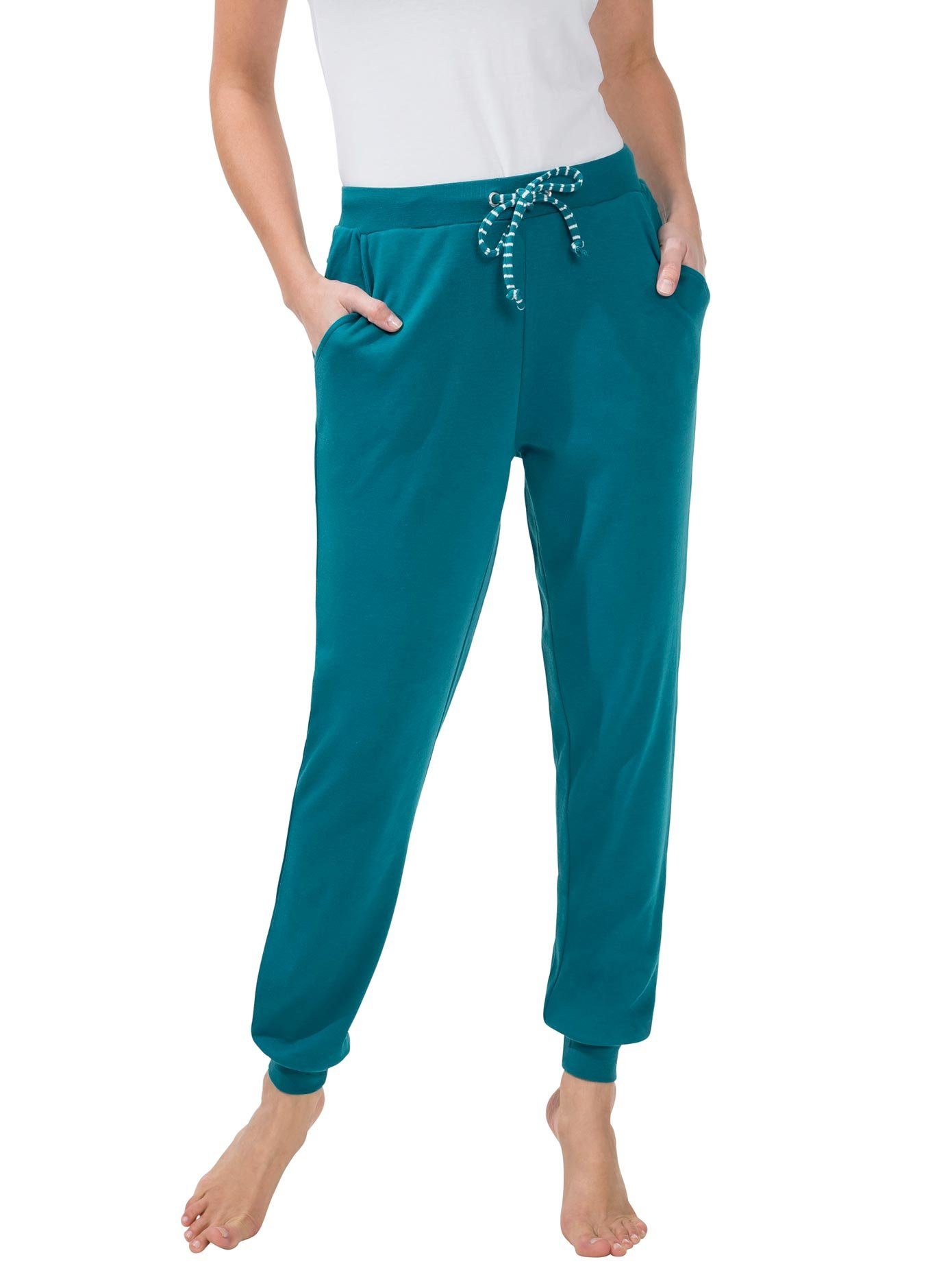 feel good Joggingbroek dames loungewear maat 36/38 groen