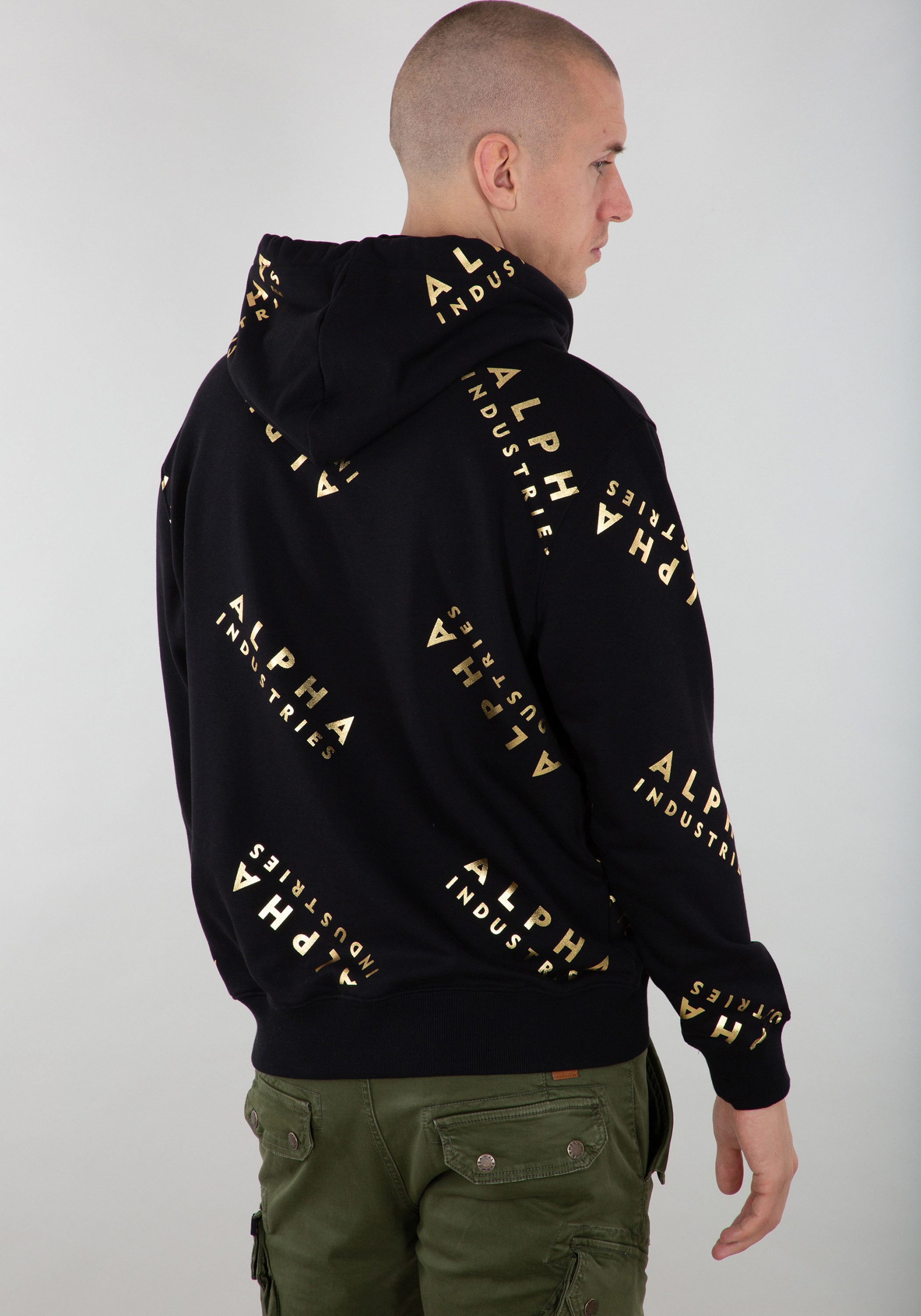 Alpha Industries Hoodie Alpha Industries Men - Hoodies AOP Hoodie Foil Print