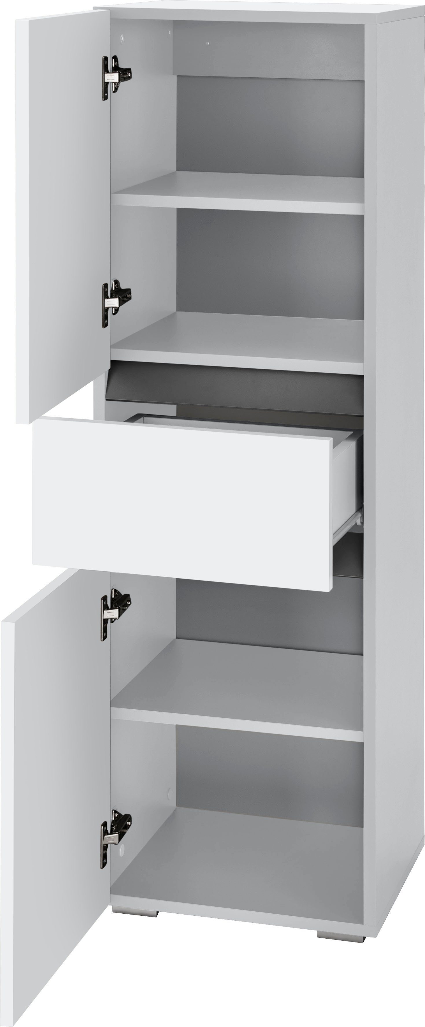 Home affaire Halfhoge kast Wisla Hoogte 130 cm, met deuren & lade