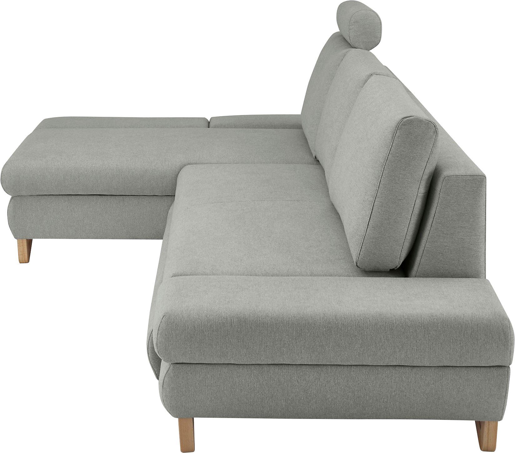 INOSIGN Slaapbank City/Giron comfortabele slaapbank (ligoppervlak 245 x 138 cm) en bedlade