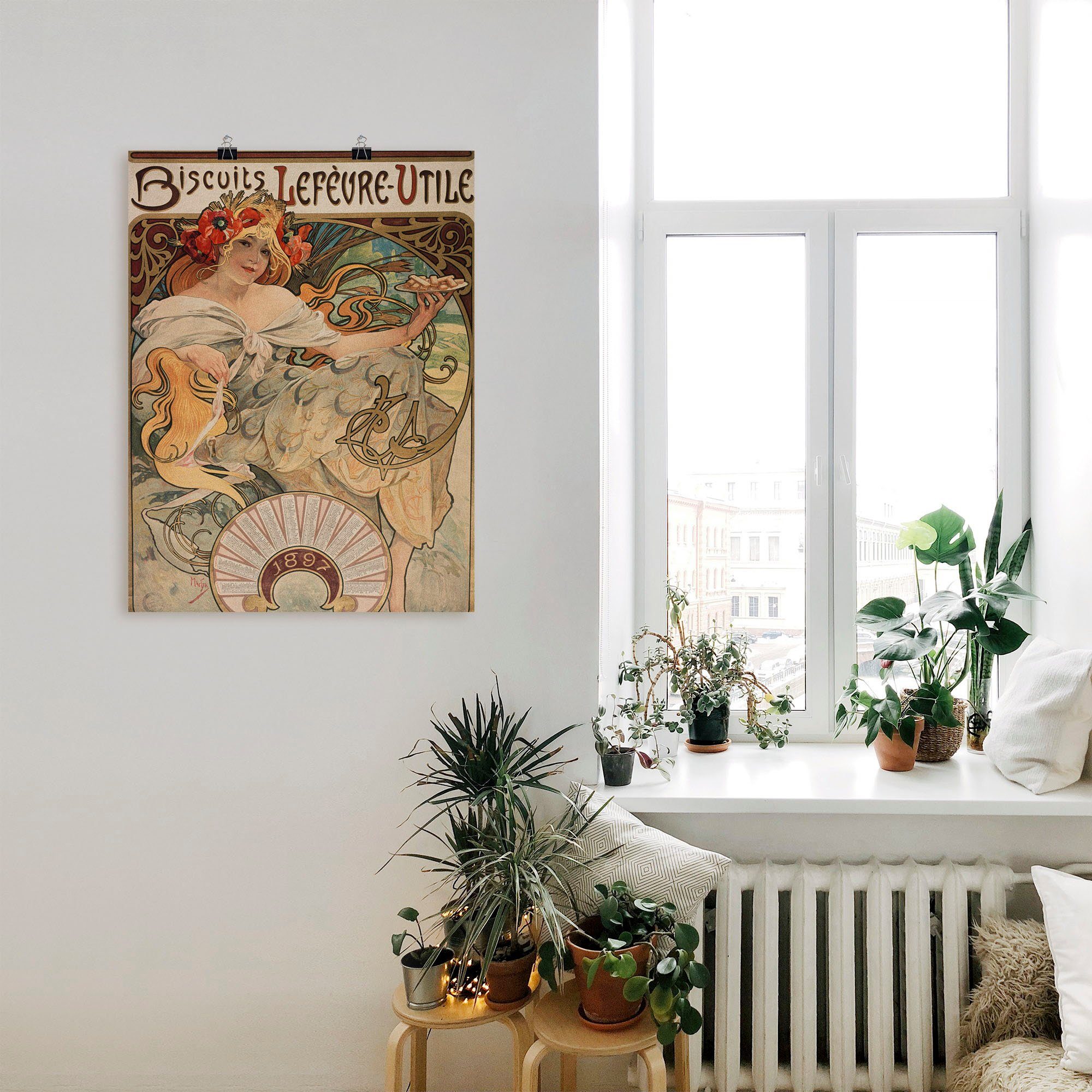 Artland Artprint Kalender illustratie voor Lefèvre-Utile als artprint van aluminium, artprint op linnen, muursticker of poster in verschillende maten