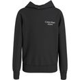 calvin klein sweatshirt ckj stack logo hoodie zwart