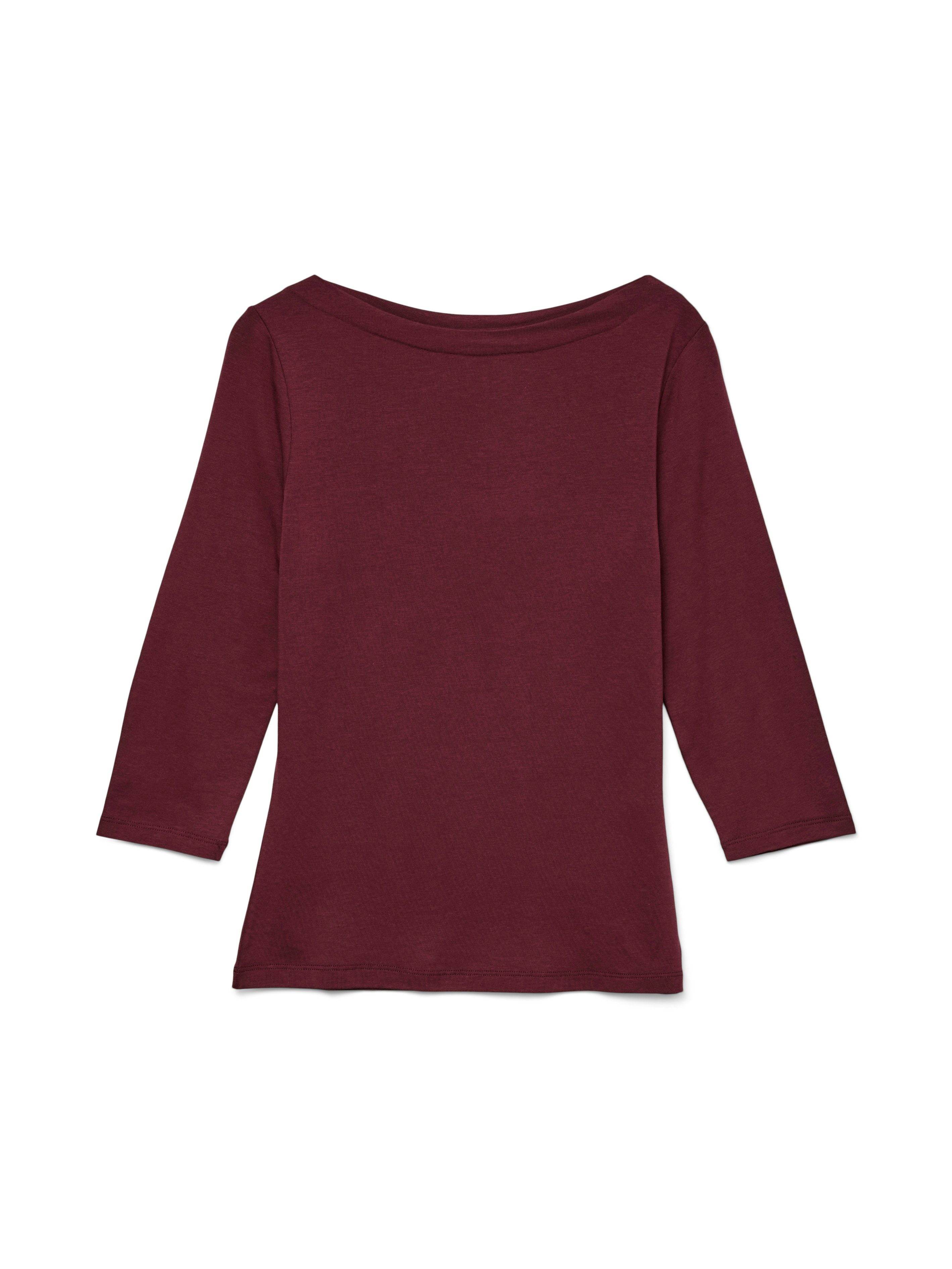 Vero Moda Shirt met 3/4 mouwen VMPANDA MODAL 3/4 TOP JRS NOOS