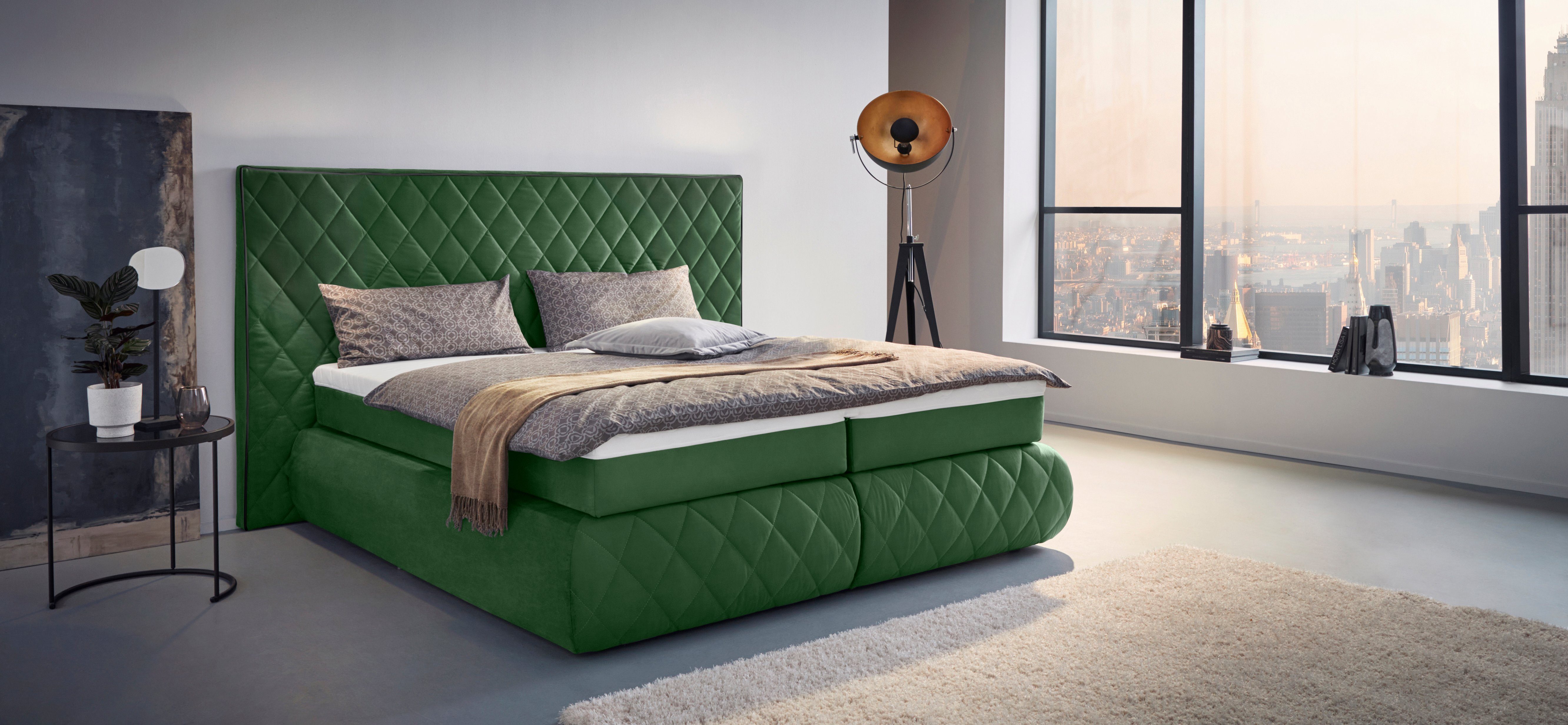 Places of Style Boxspring Alaric naar keuze met en zonder stralen, topmatras pocketvering