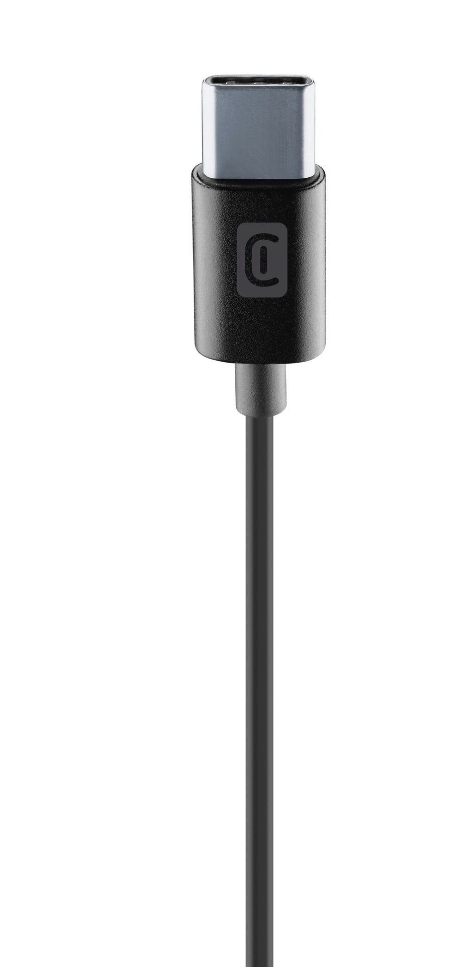 Cellularline In-ear koptelefoon USB-C In Ear hoofdtelefoon met microfoon