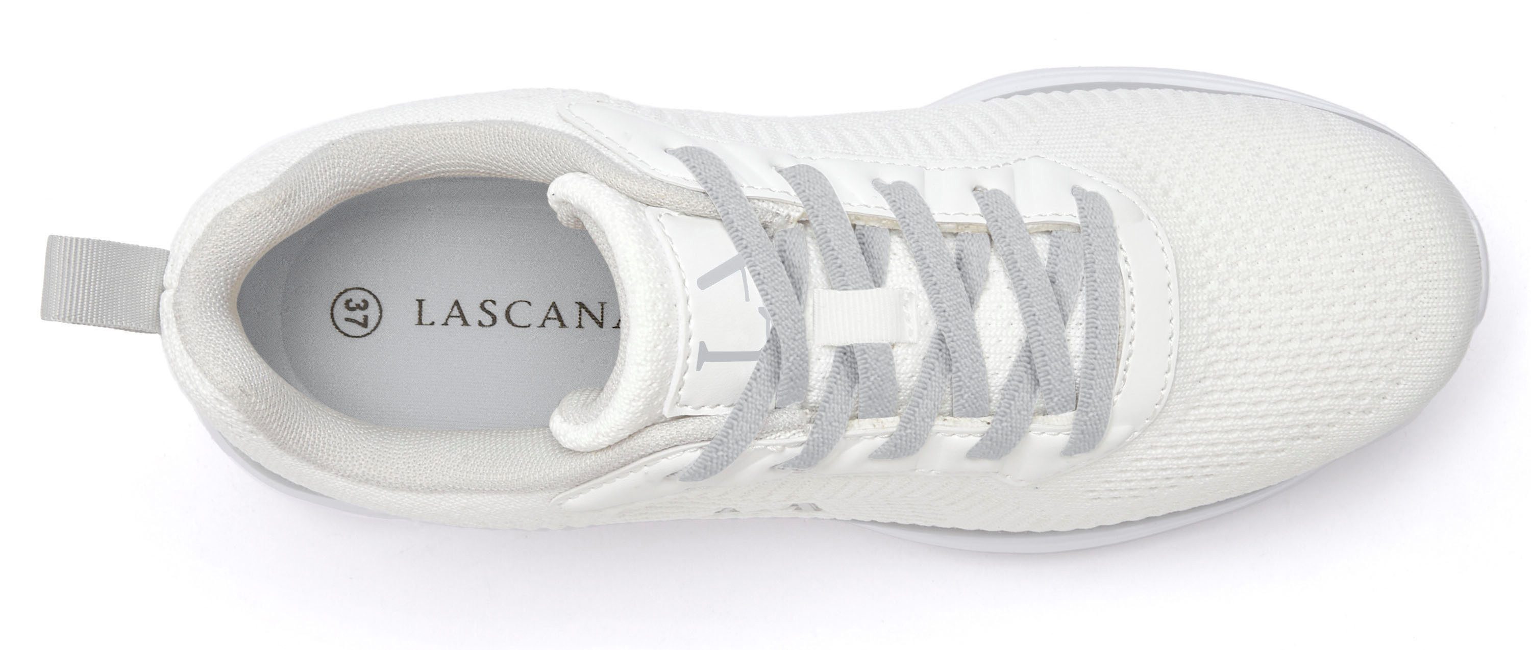 Lascana Sneakers Vrijetijdsschoen, lage schoen in sportieve look VEGAN