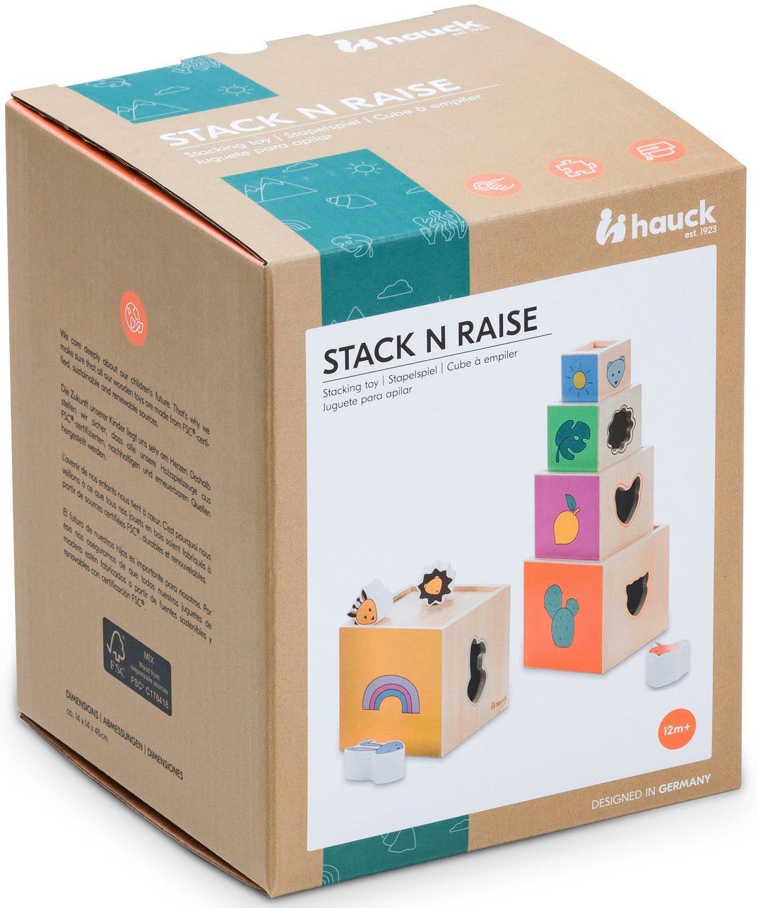 Hauck Stapelspeelgoed Stack N Rise FSC®- beschermt bos - wereldwijd