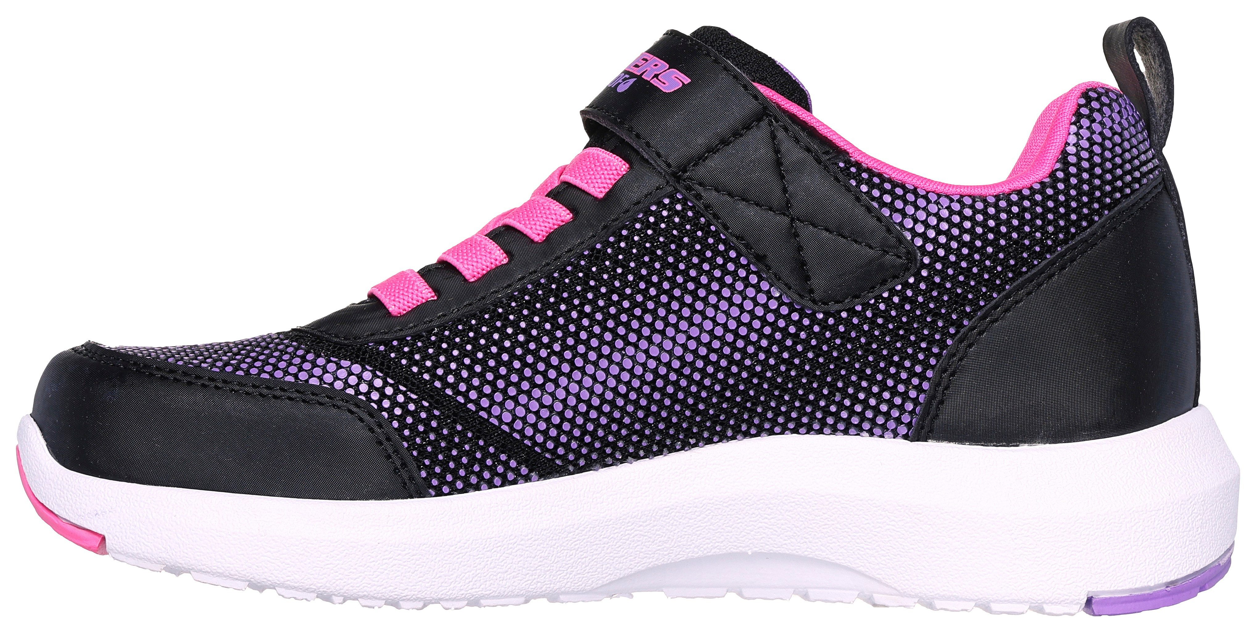 Skechers Sneakers DYNAMIC TREAD vrijetijdsschoen, klittenbandschoen met glanzende textielinzet