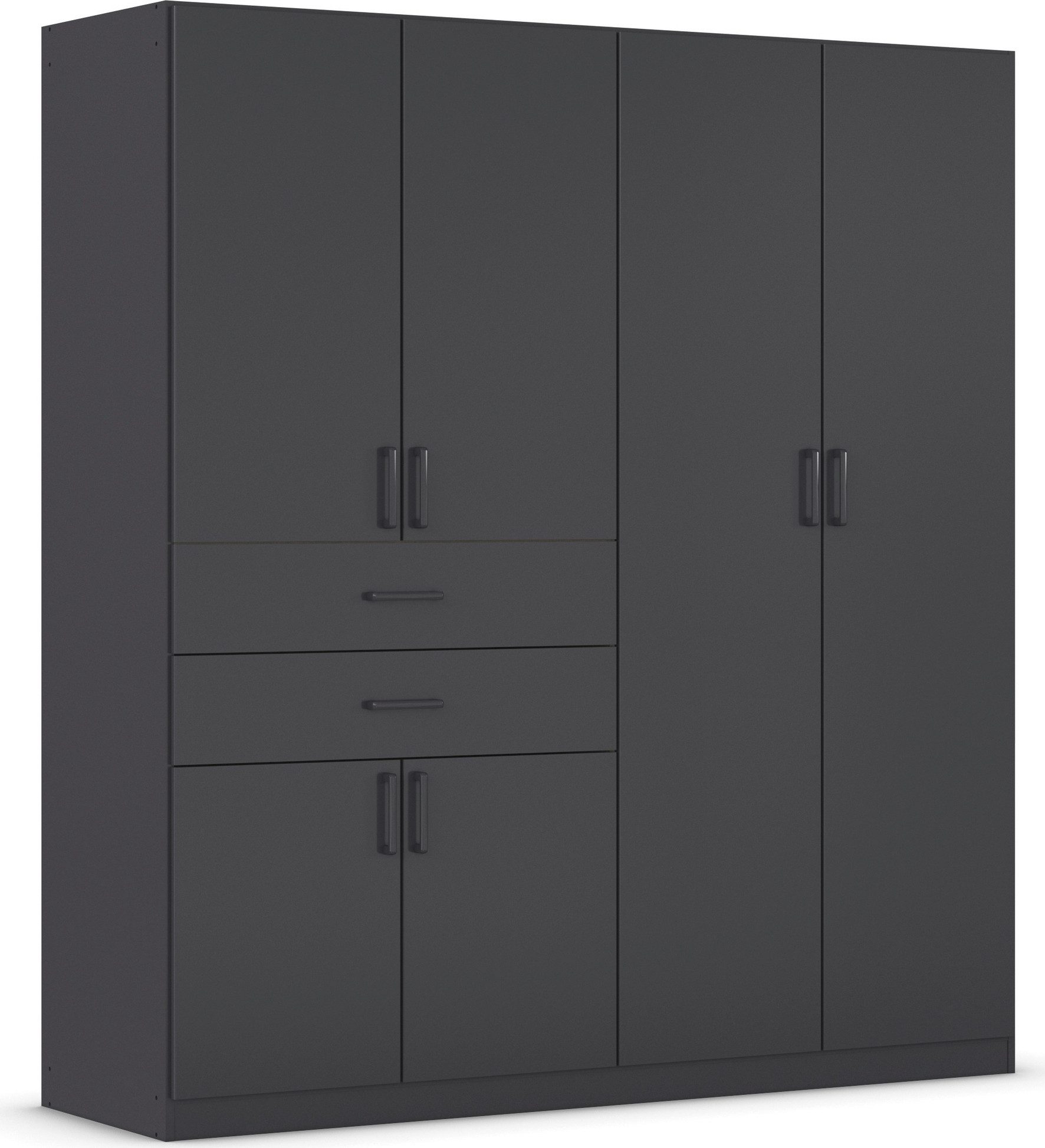 rauch Draaideurkast Kledingkast kast garderobe MAIKA met decor-front 2 lades, in verschillende breedtes, hoogtes, kleuren, made in germany