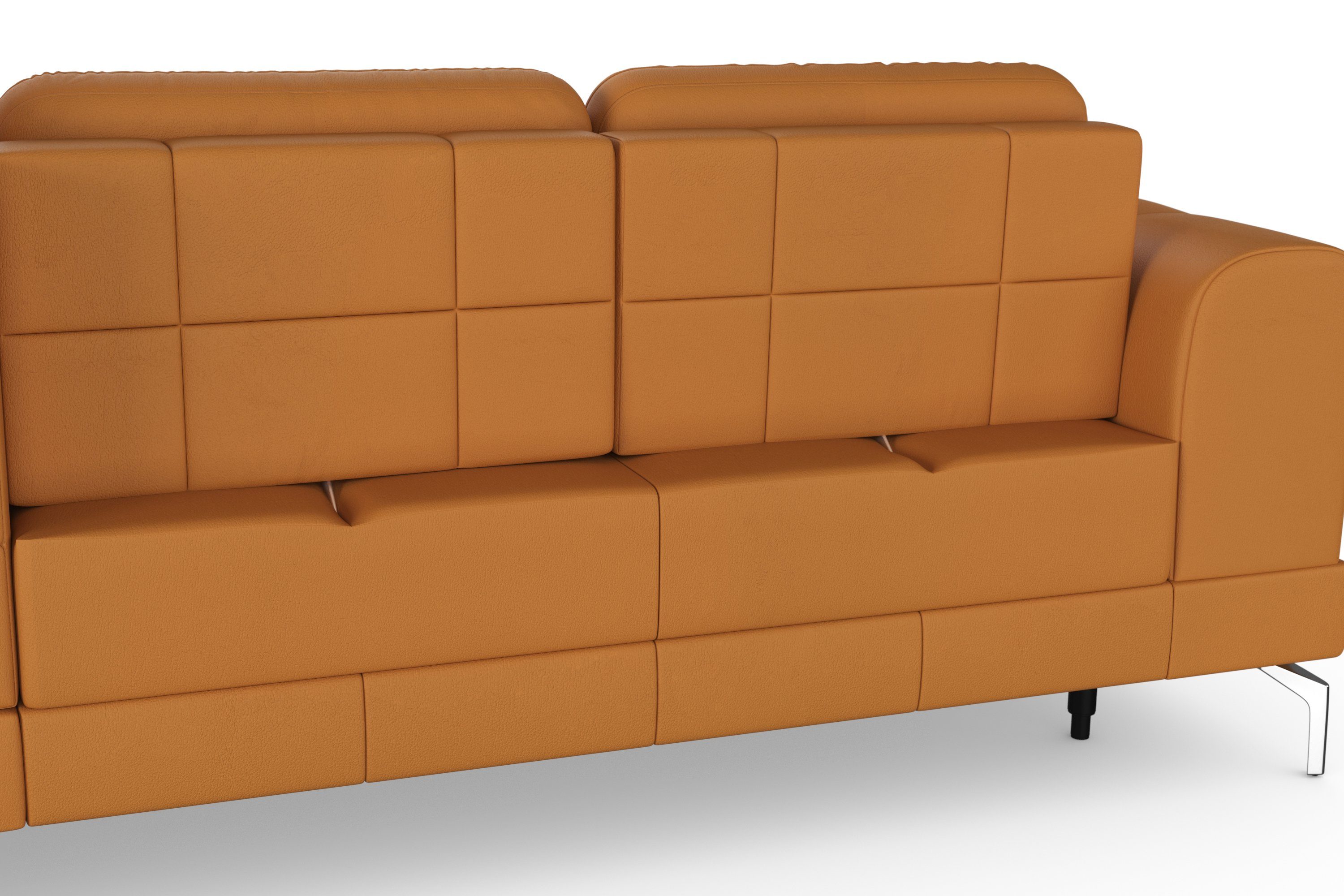 sit&more Hoekbank Bendigo L-vorm inclusief zitdiepteverstelling, bodemvrijheid 15 cm, 2 pootkleuren