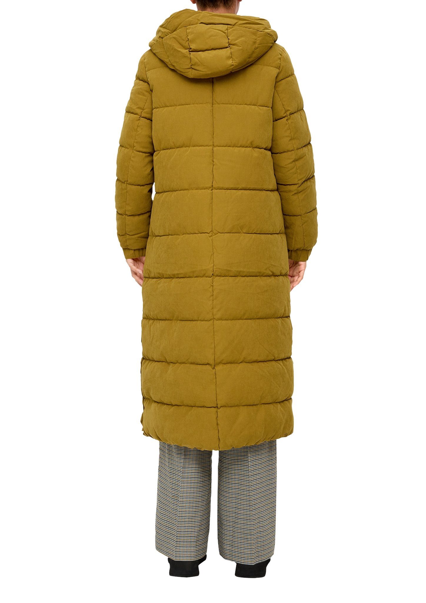 Q S designed by Gewatteerde jas met een capuchon
