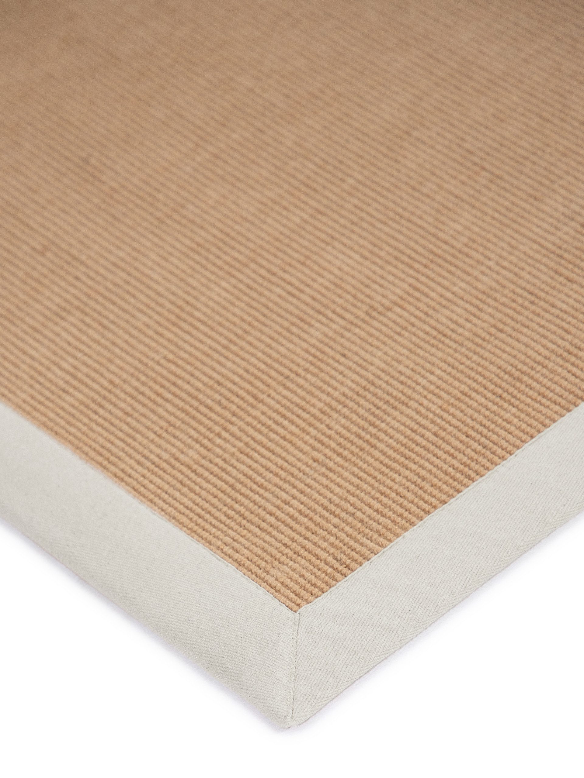 carpetfine Sisalkleed Sisal met gekleurd randdessin, antislip achterzijde