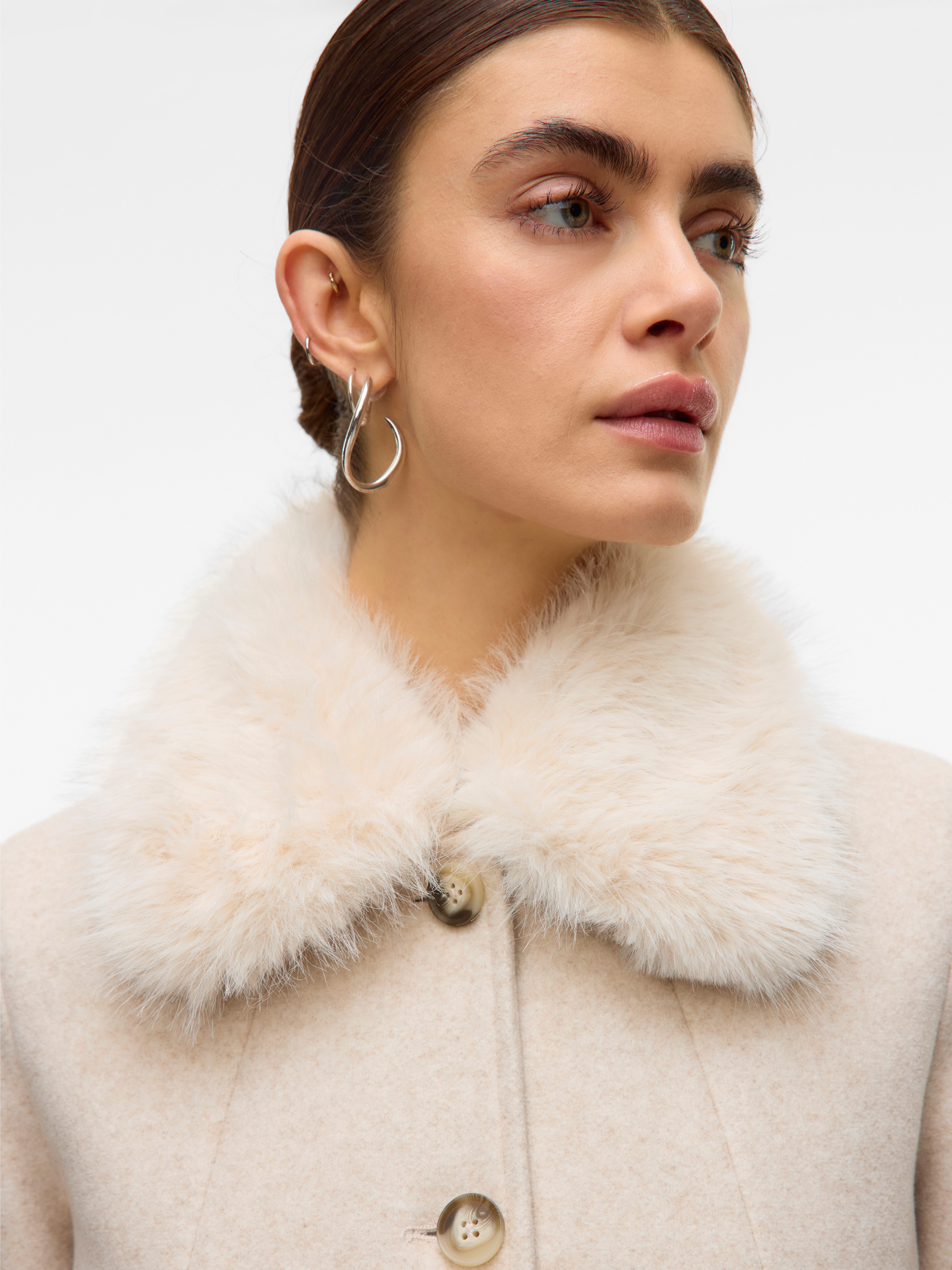 Vero Moda Lang jack VMAUTUMN COZY JACKET GA BOO