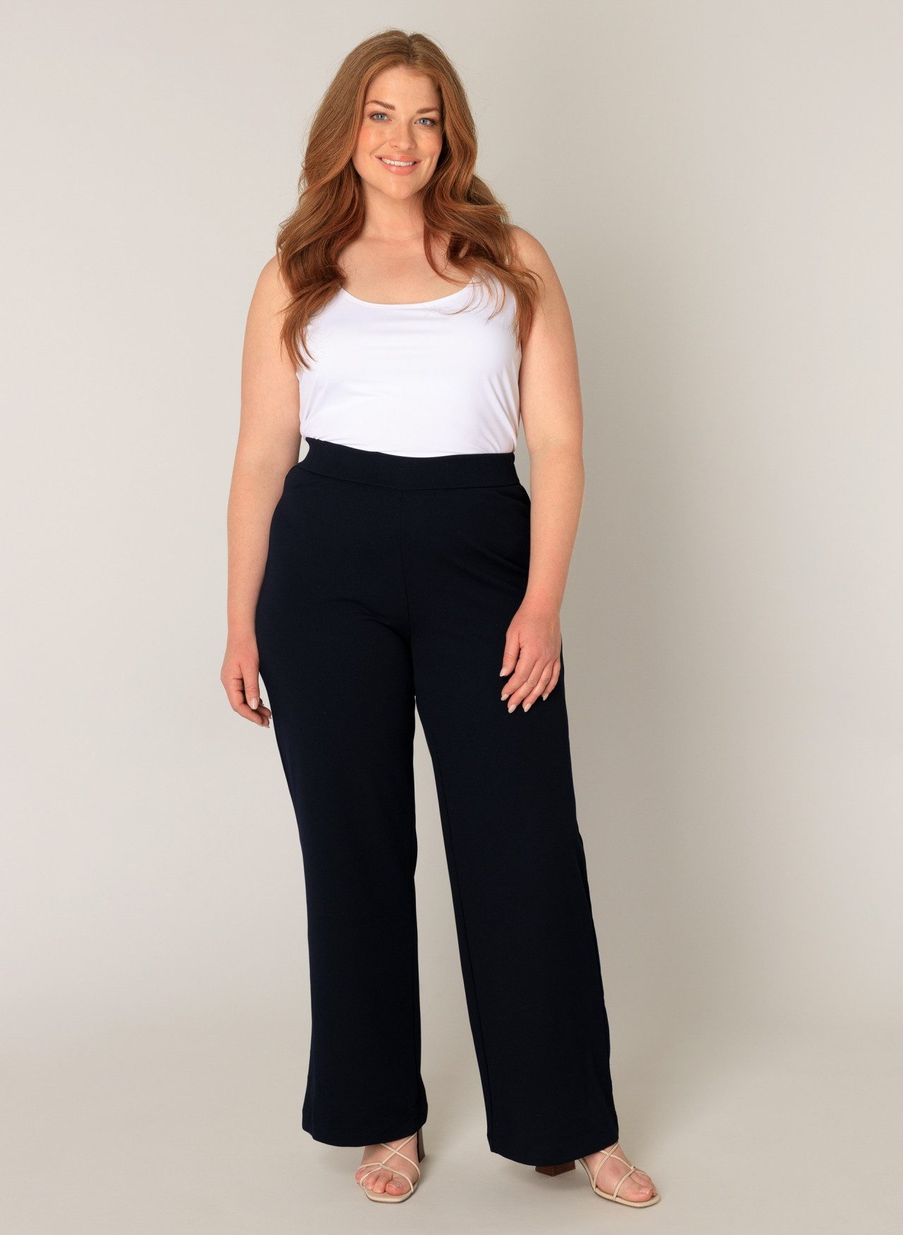 Base Level Curvy Tregging Arah met elastische taille