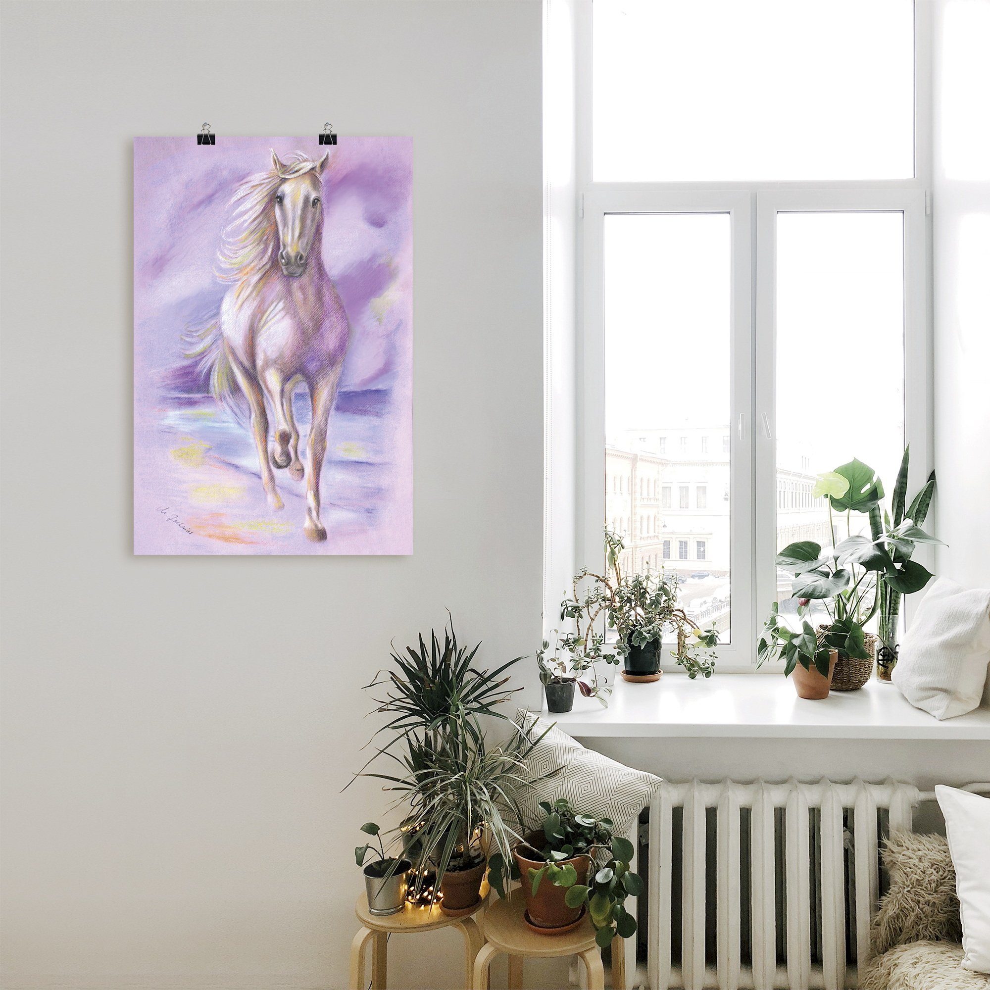 Artland Artprint Droompaard als artprint op linnen, poster in verschillende formaten maten