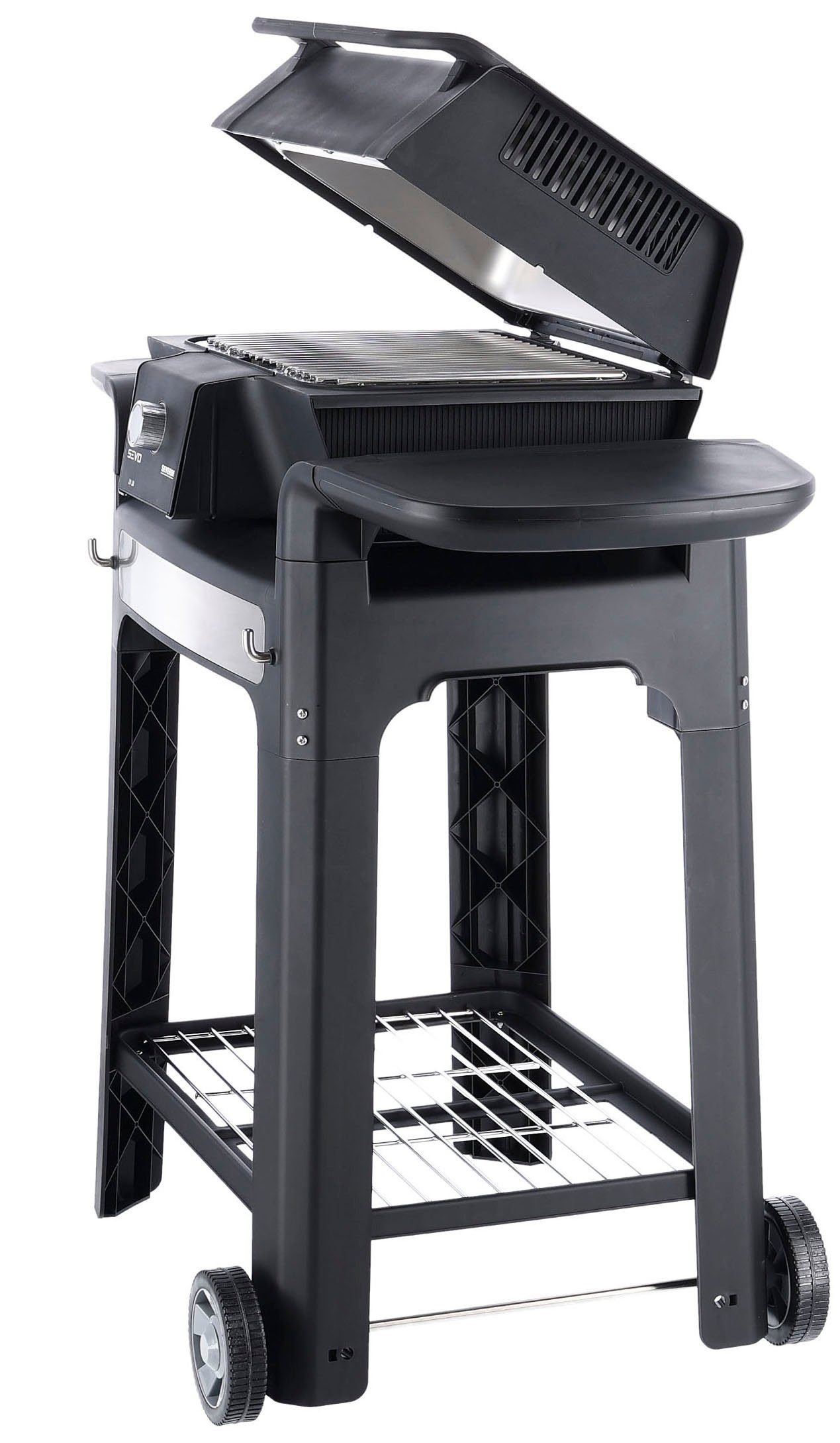 Severin Staande elektrische barbecue SEVO GTS PG 8107 snelle start, safe touch-oppervlak, ook als tafelgrill te gebruiken