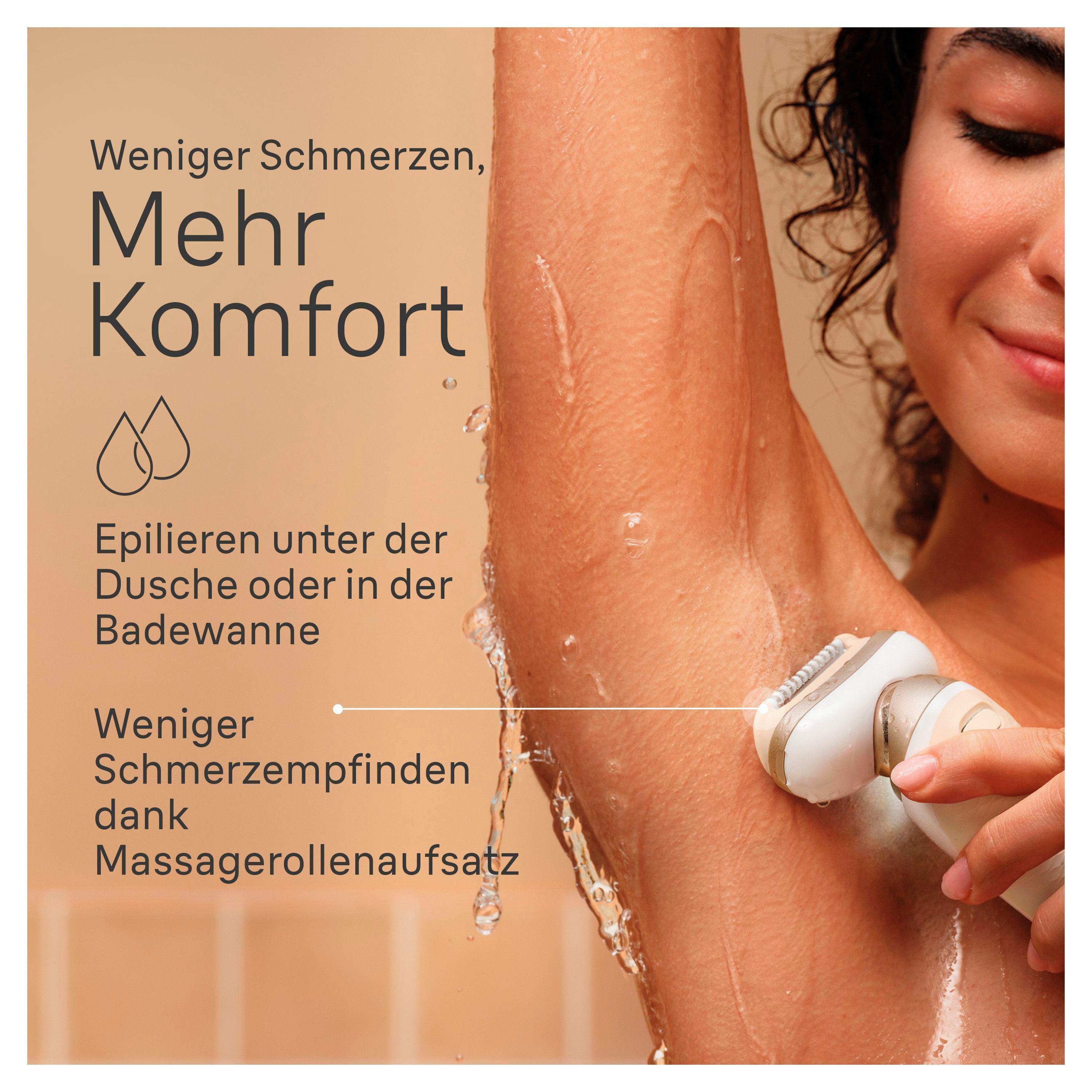 Braun Epilator Silk-épil Flex 9 9-071 met scheeropzetstuk, trimmeropzetstuk & massageopzetstuk