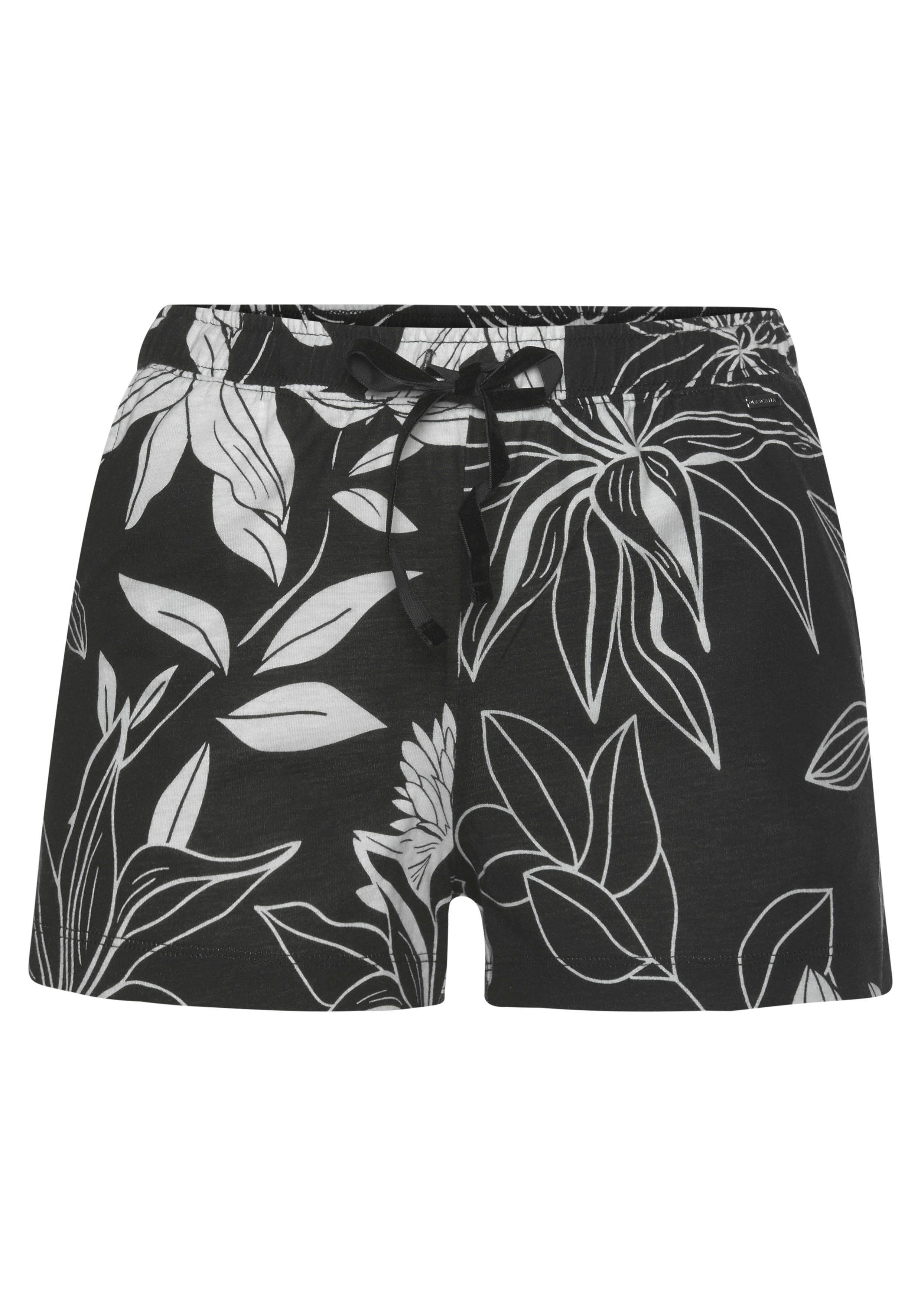 Lascana Pyjamashort met bloemenprint