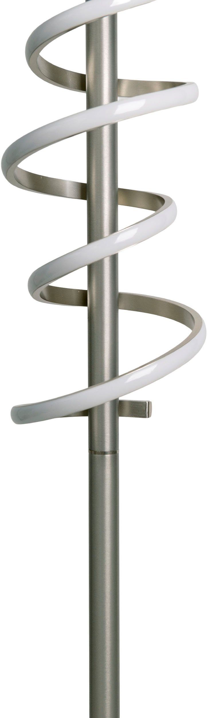 näve Staande ledlamp Belleza Ganglamp warmwit, H: 140 cm, 27W, zilverkleurig, IP20, dimbaar (1 stuk)