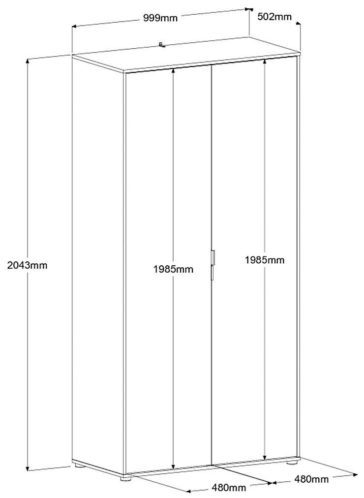 Parisot Tienerkamerset Aalborg 2 uittrekbaar rek aan het bed, veel opbergruimte, mooie uitstraling (set, 4-delig)