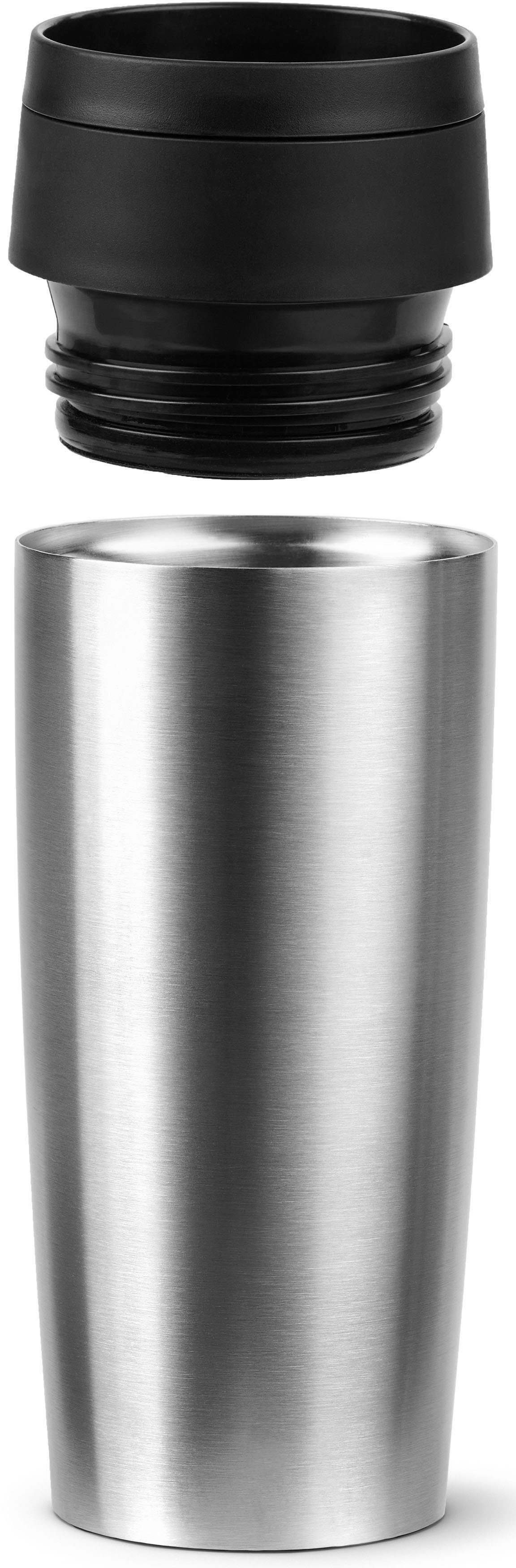 Emsa Thermosbeker Travel Mug Classic, met 360° drinkopening 4u heet, 8u koud - 360 ml / 6u heet, 12u koud - 500 ml, 100% dicht