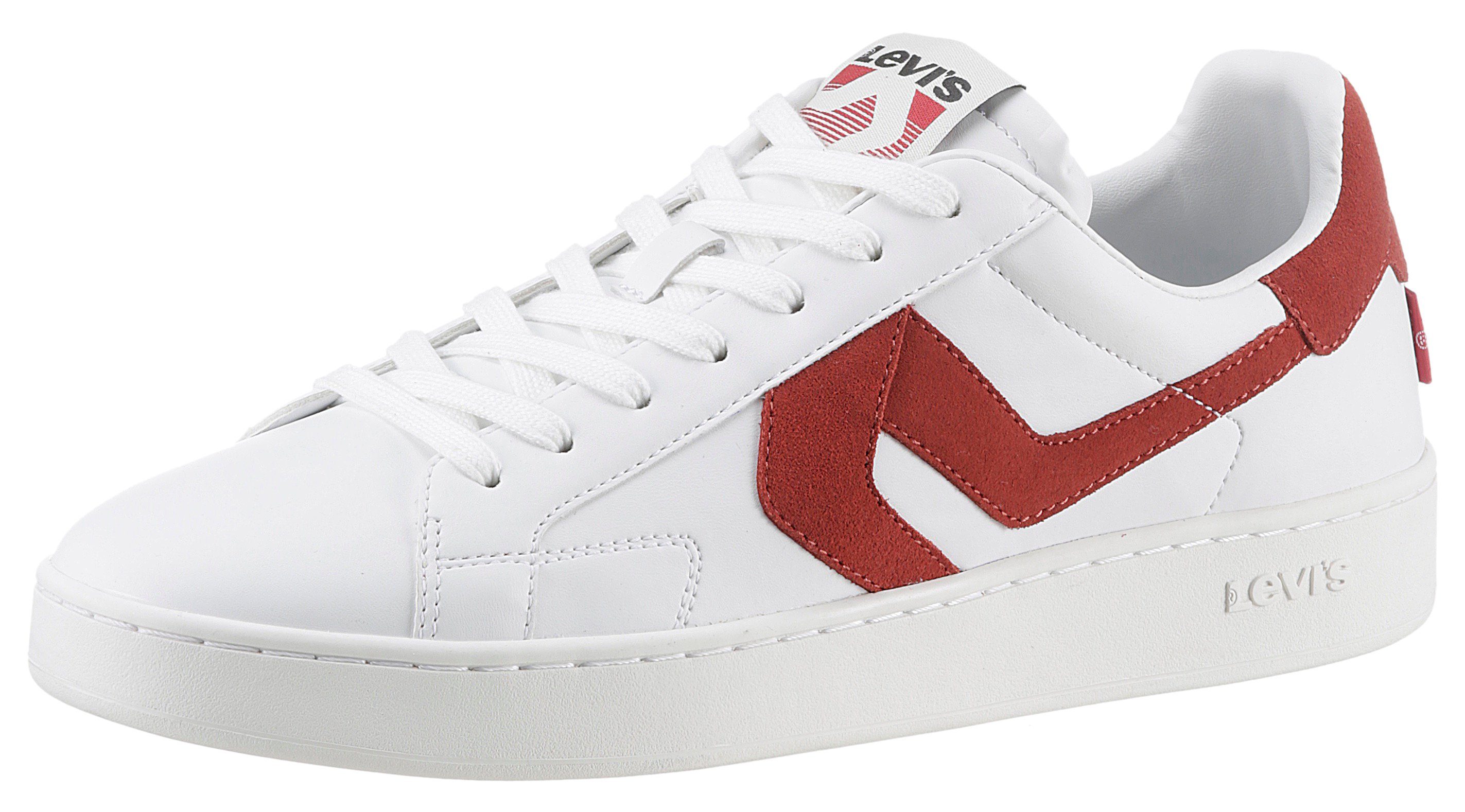 Levi's® Sneakers SW met modieuze contrastafwerking, vrijetijdsschoen, lage schoen, veterschoen