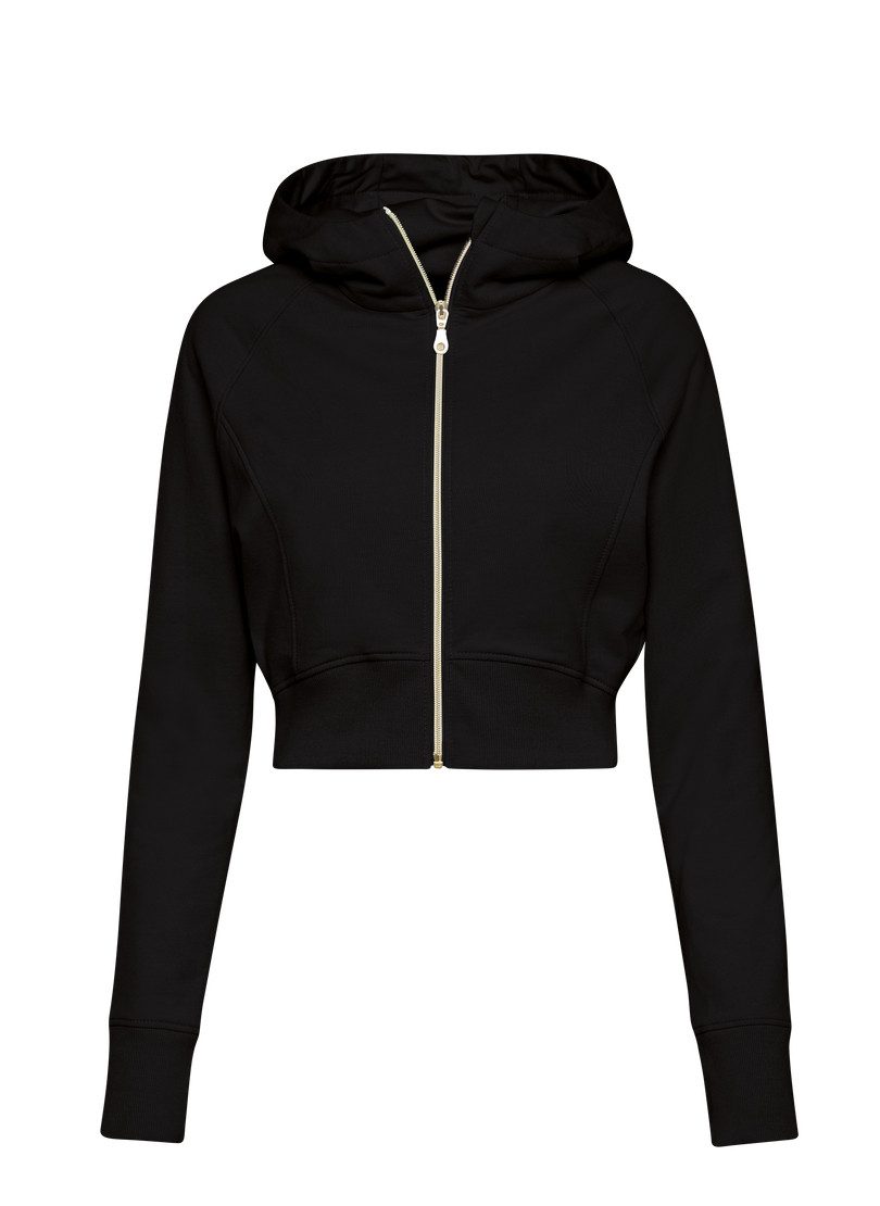 Trigema Sweatvest TRIGEMA cropped hoodie (1-delig)