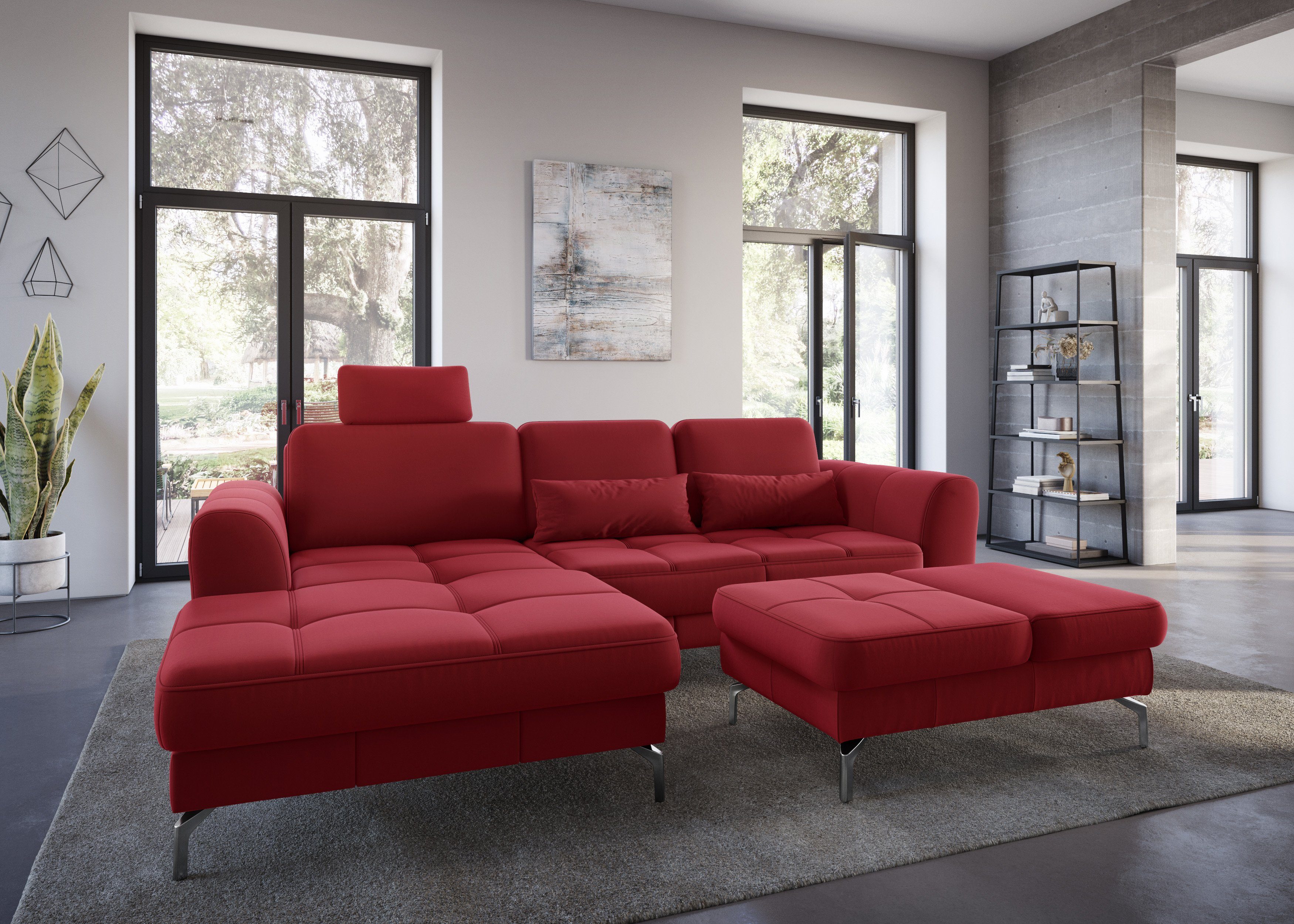sit&more Hocker Bendigo met inklapfunctie, bodemvrijheid 15 cm, naar keuze in 2 pootkleuren
