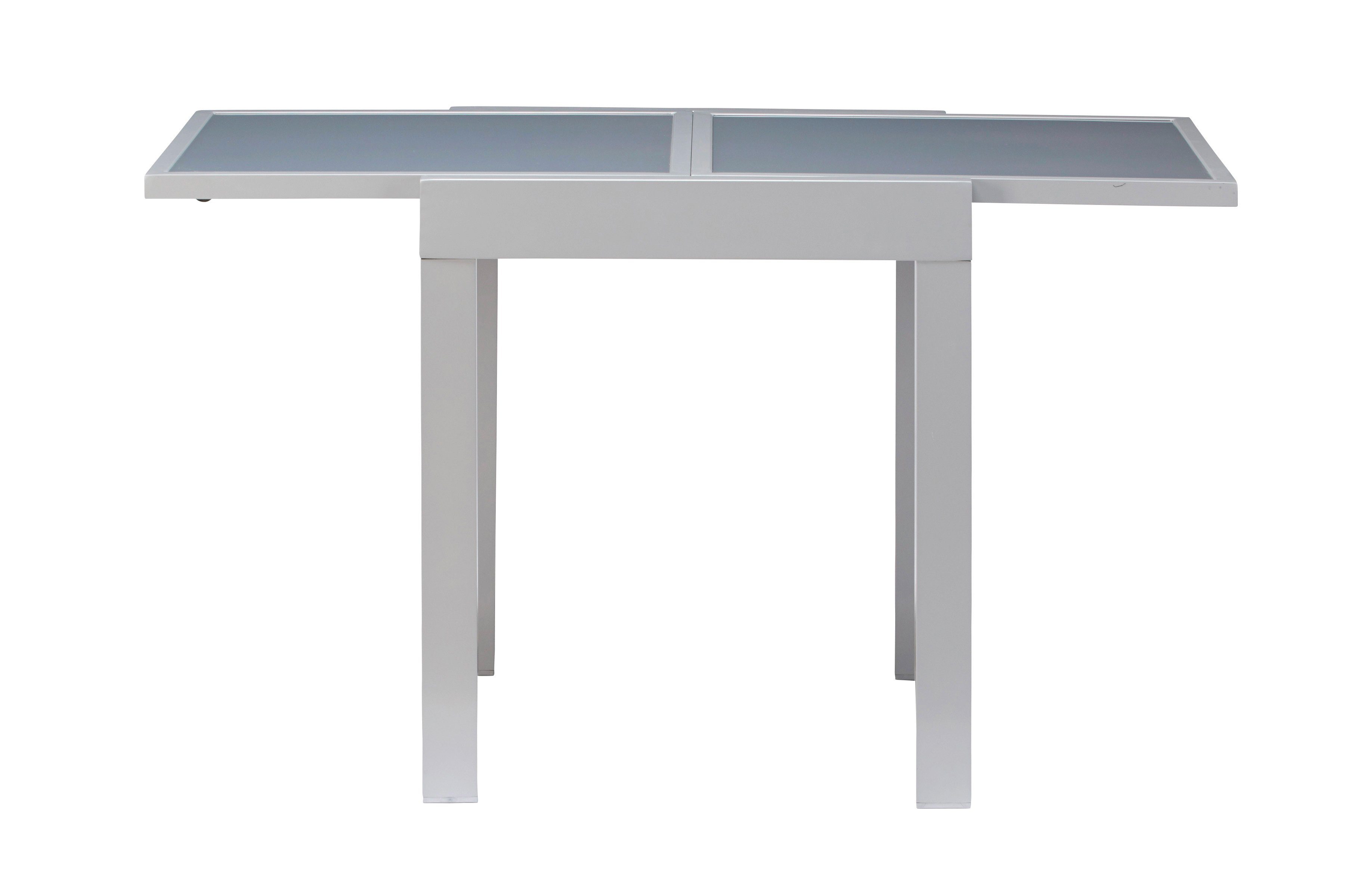 MERXX Balkonset Lima gepoedercoat aluminium, van 100% polyester, voor 2 personen (3-delig)
