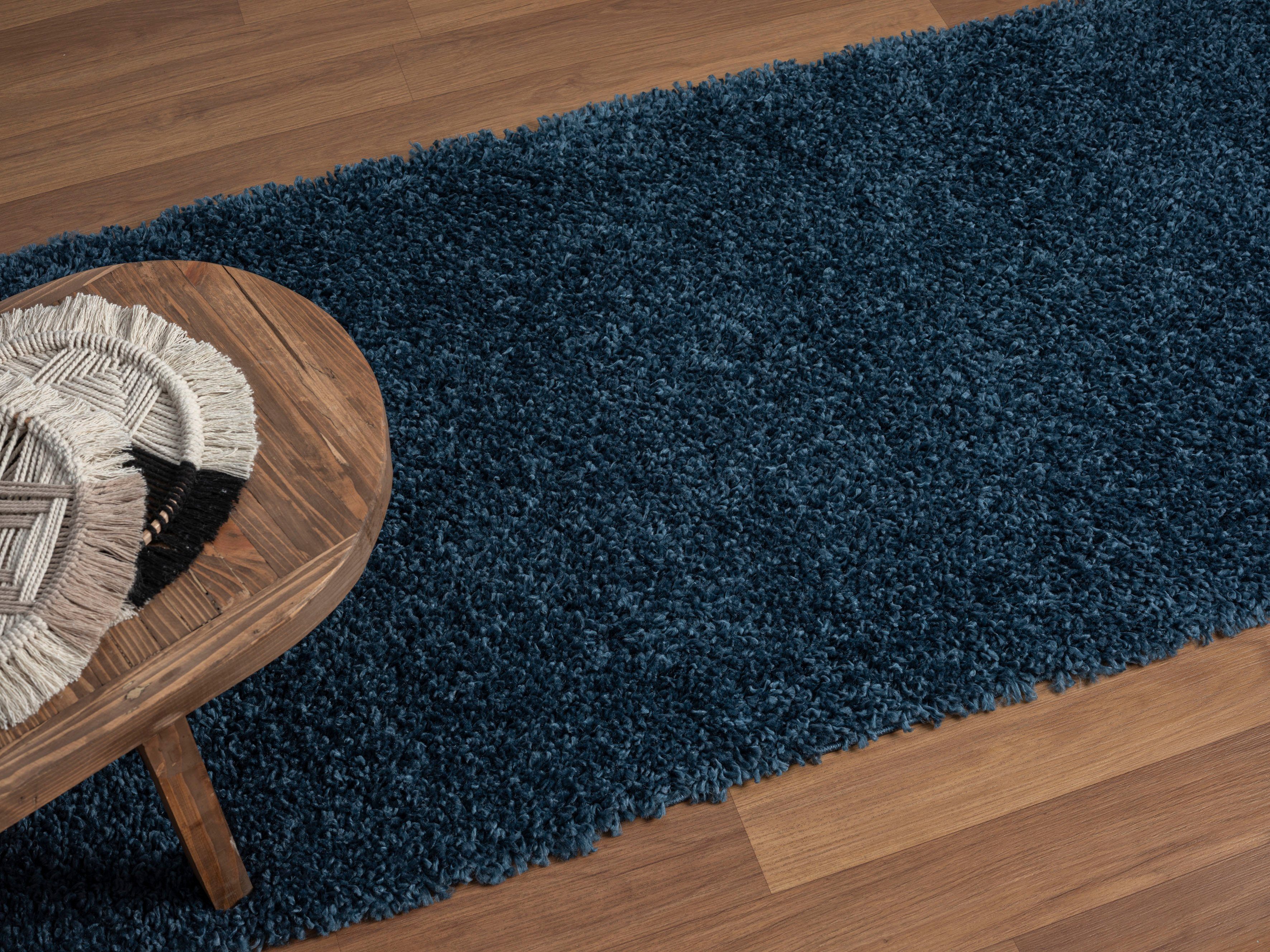 Myflair Möbel & Accessoires Hoogpolig vloerkleed My Shaggy Shaggy, uni kleuren, licht glanzend, microvezel, extra fluffy