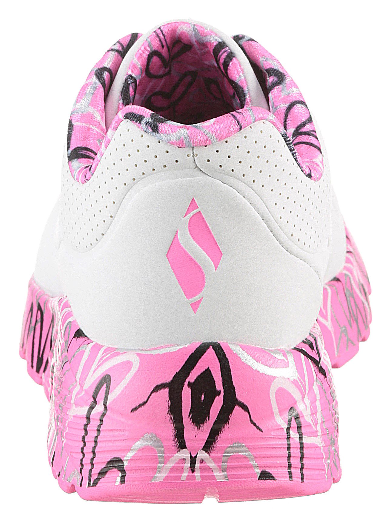 Skechers Sneakers UNO LITE-LOVELY LUV , veterschoen met bedrukte zool, maat sjabloon te downloaden