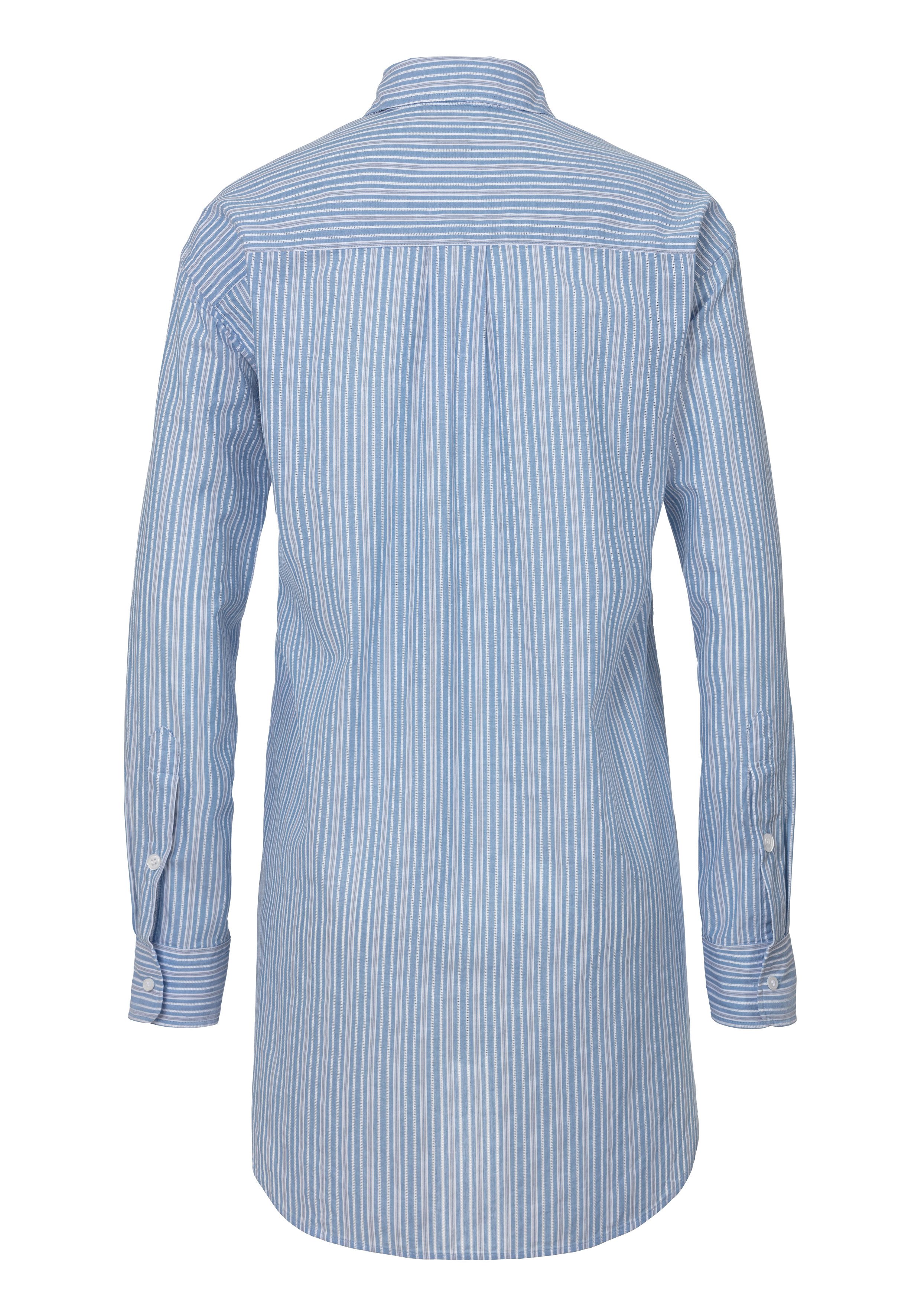 Boss Orange Klassieke blouse met logoborduursel op de borstzak