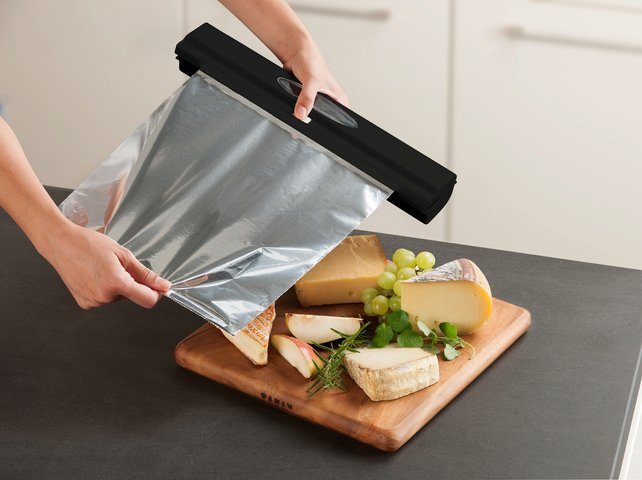 WENKO Foliedispenser Perfect Cutter voor aluminiumfolie en vershoudfolie, van kunststof