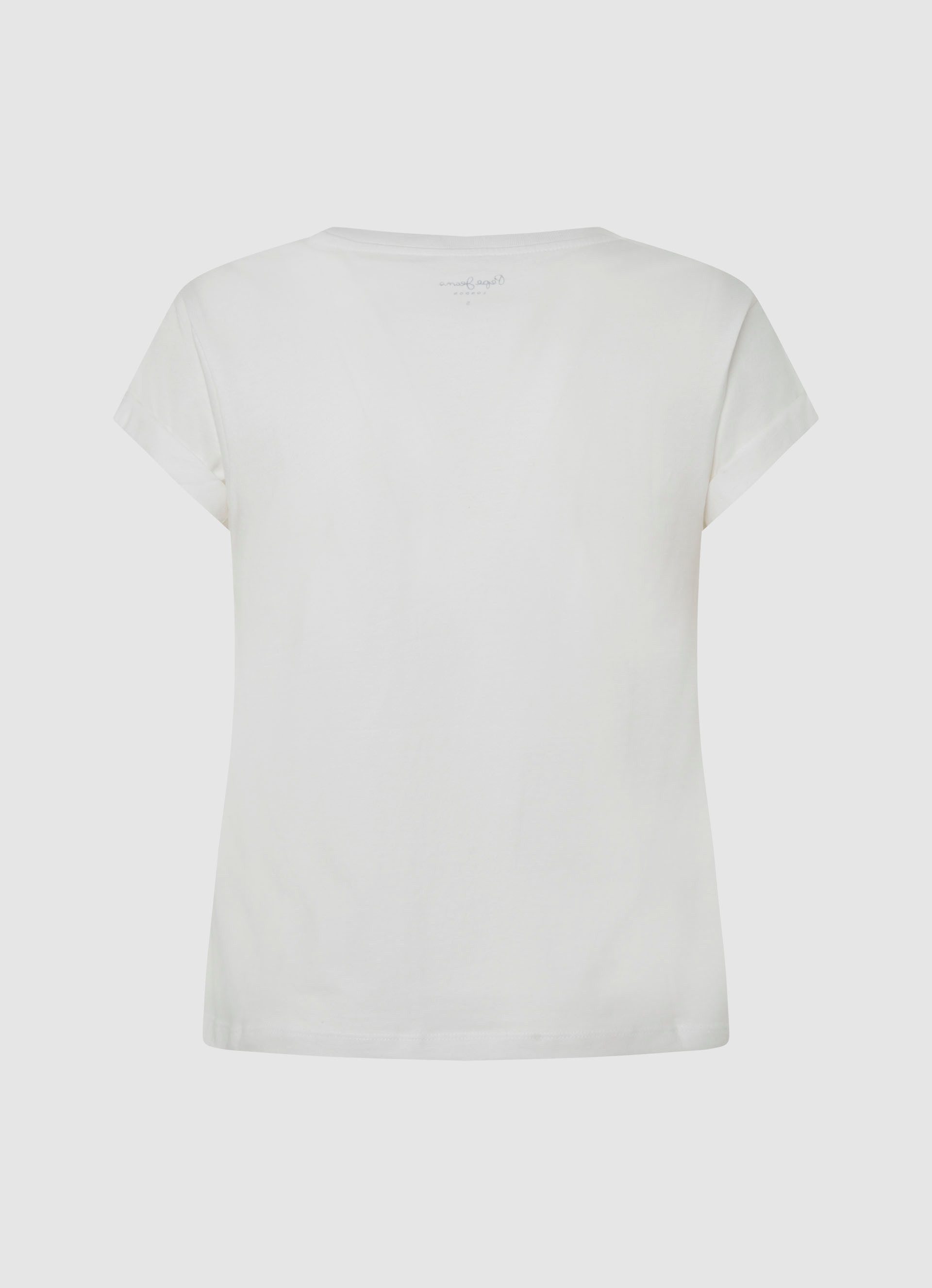 Pepe Jeans T-shirt EVETTE met mouwen met omslagzoom