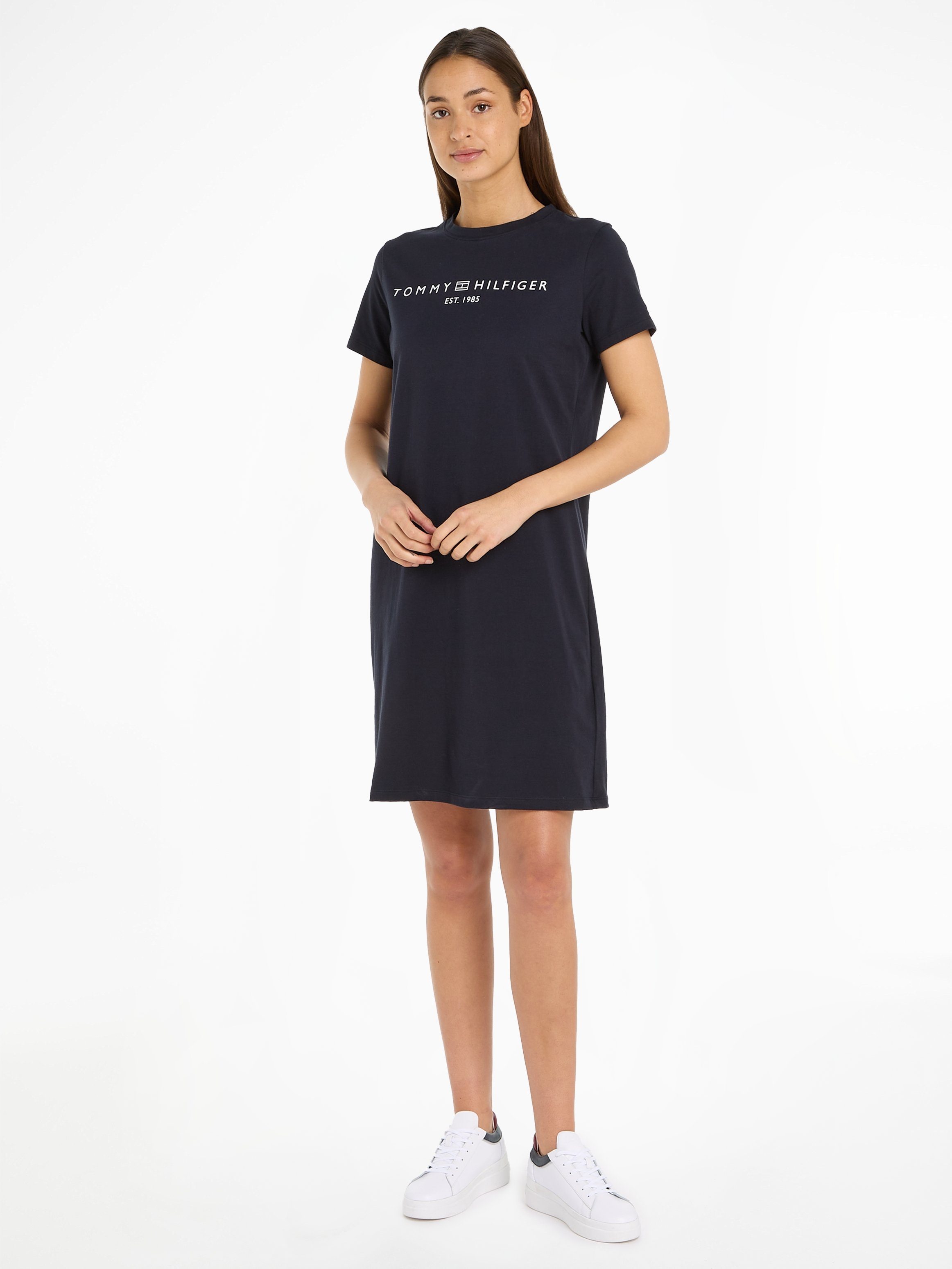 Tommy Hilfiger Shirtjurk RLX CORP LOGO TSHIRT DRS SS