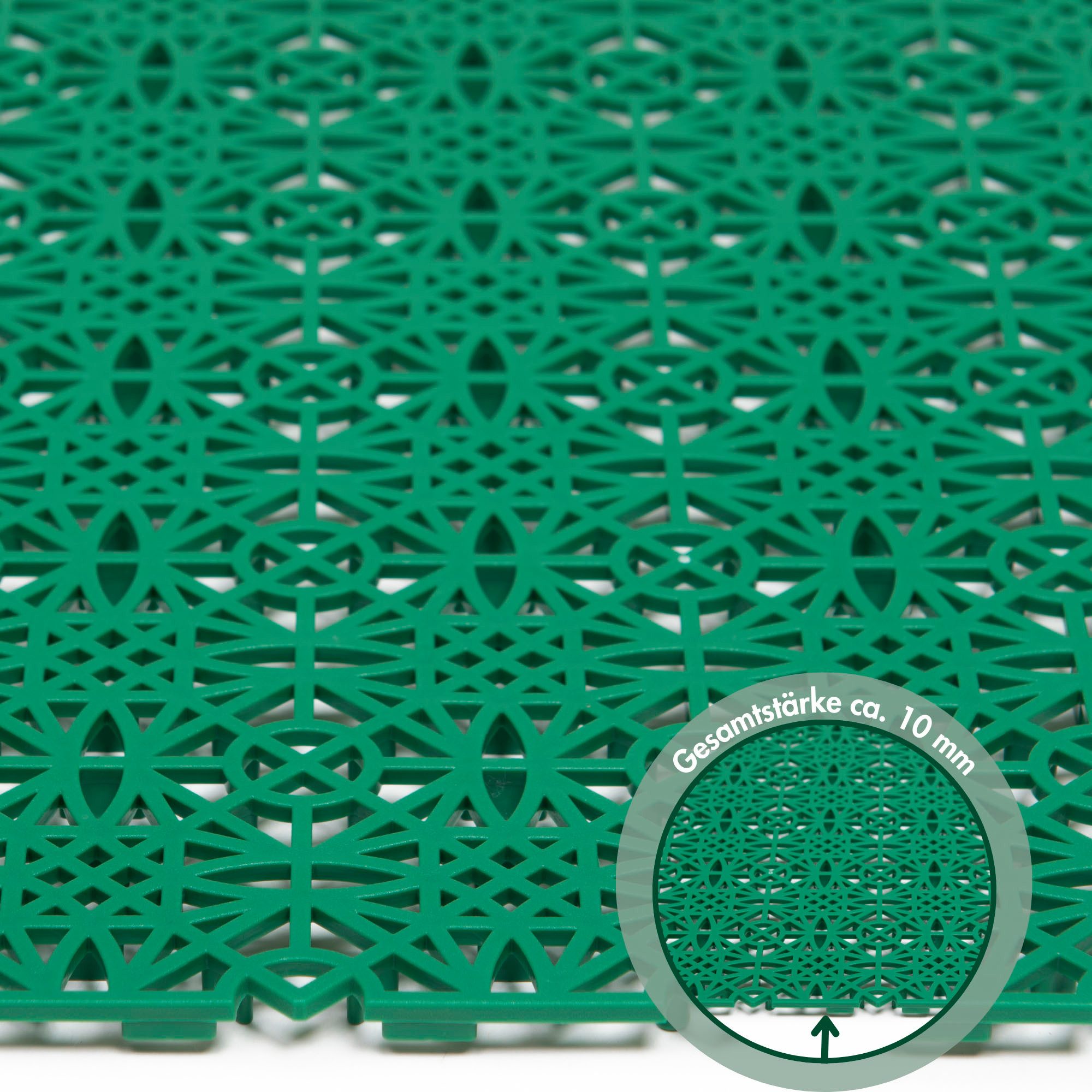 Andiamo Kunststof tegels Terras tegels Terra Sol, Made in Swiss Outdoor kliktegels, 38x38 cm, set met 1 m², 2 m², 5 m², uv-bestendig (set)