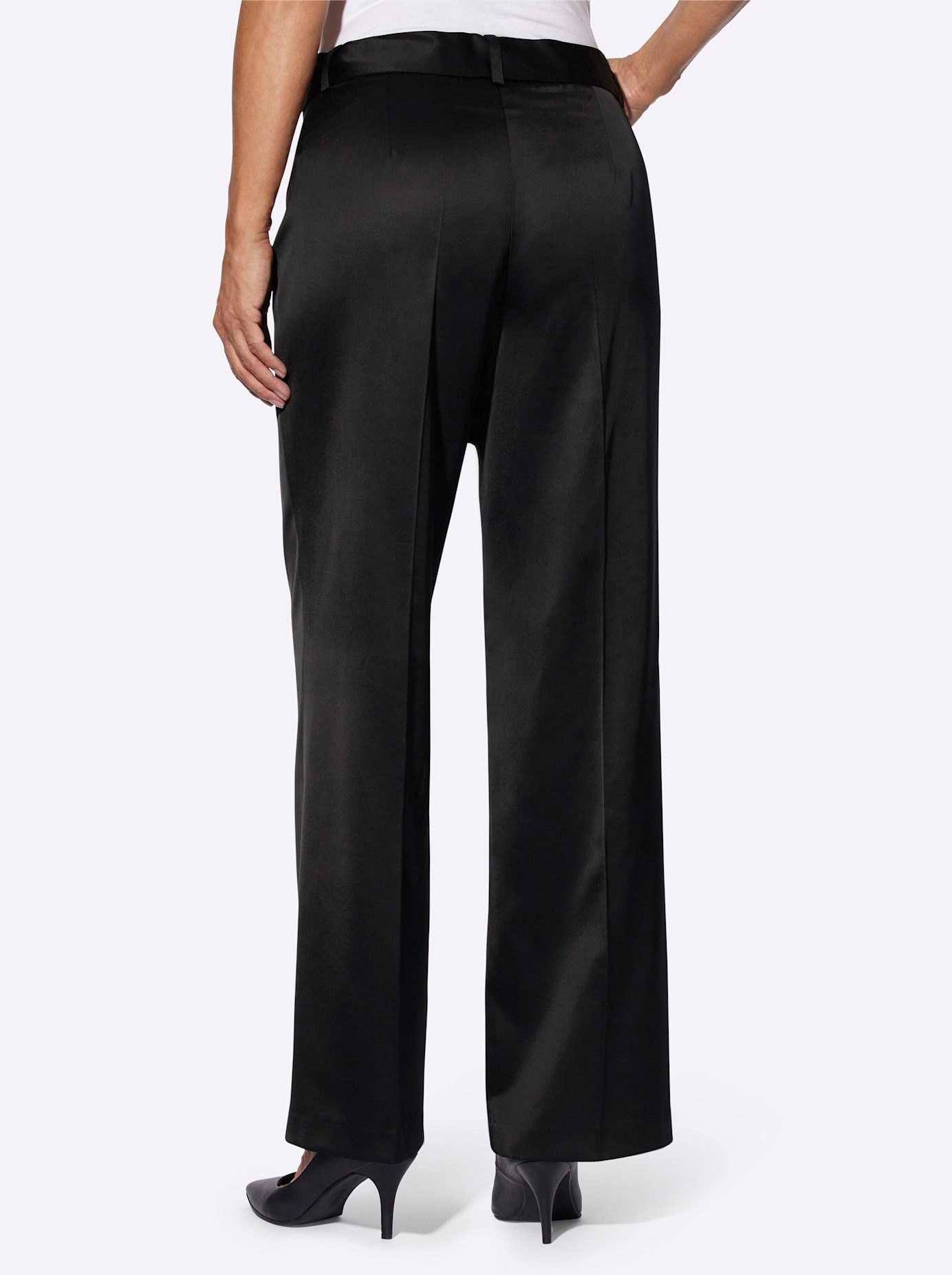 Lady Pantalon met vouw