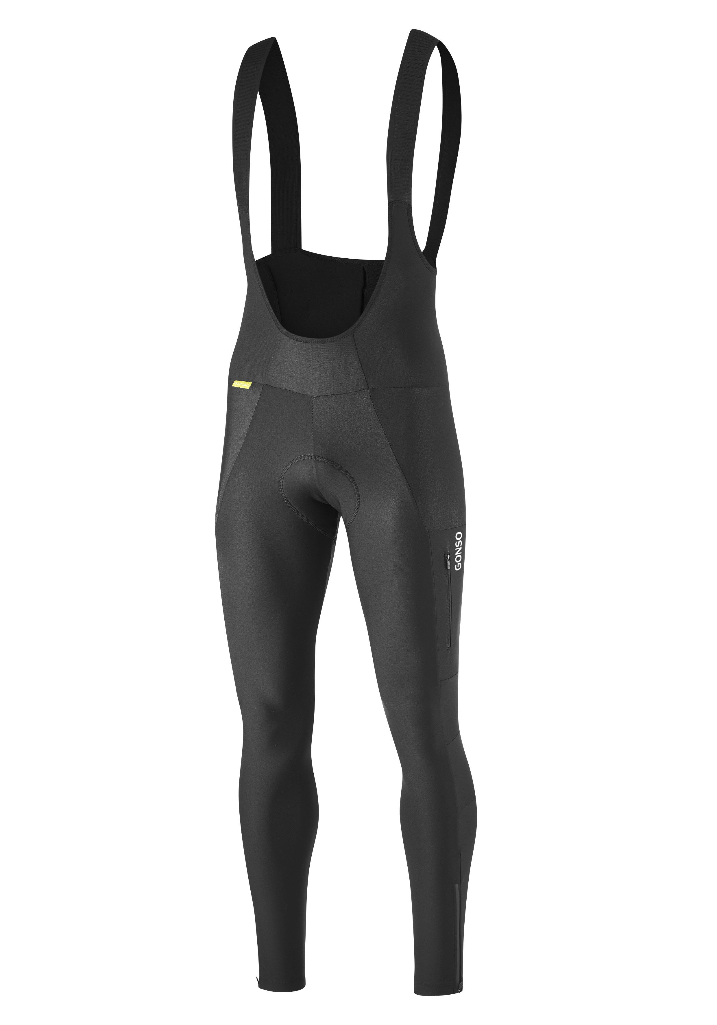 Gonso Fietsbroek Essential Bib Tight Cargo SC M Heren cargo-fietspants, zitkussen en zakken