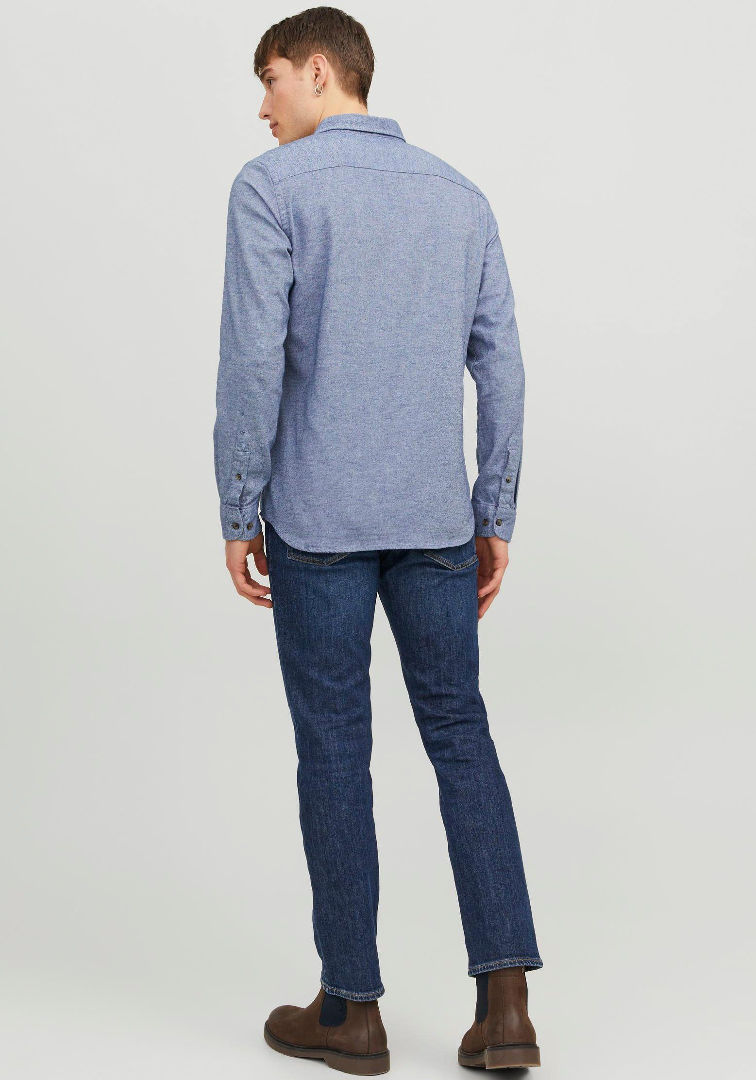 Jack & Jones Overhemd met lange mouwen JJECLASSIC MELANGE SHIRT LS SN