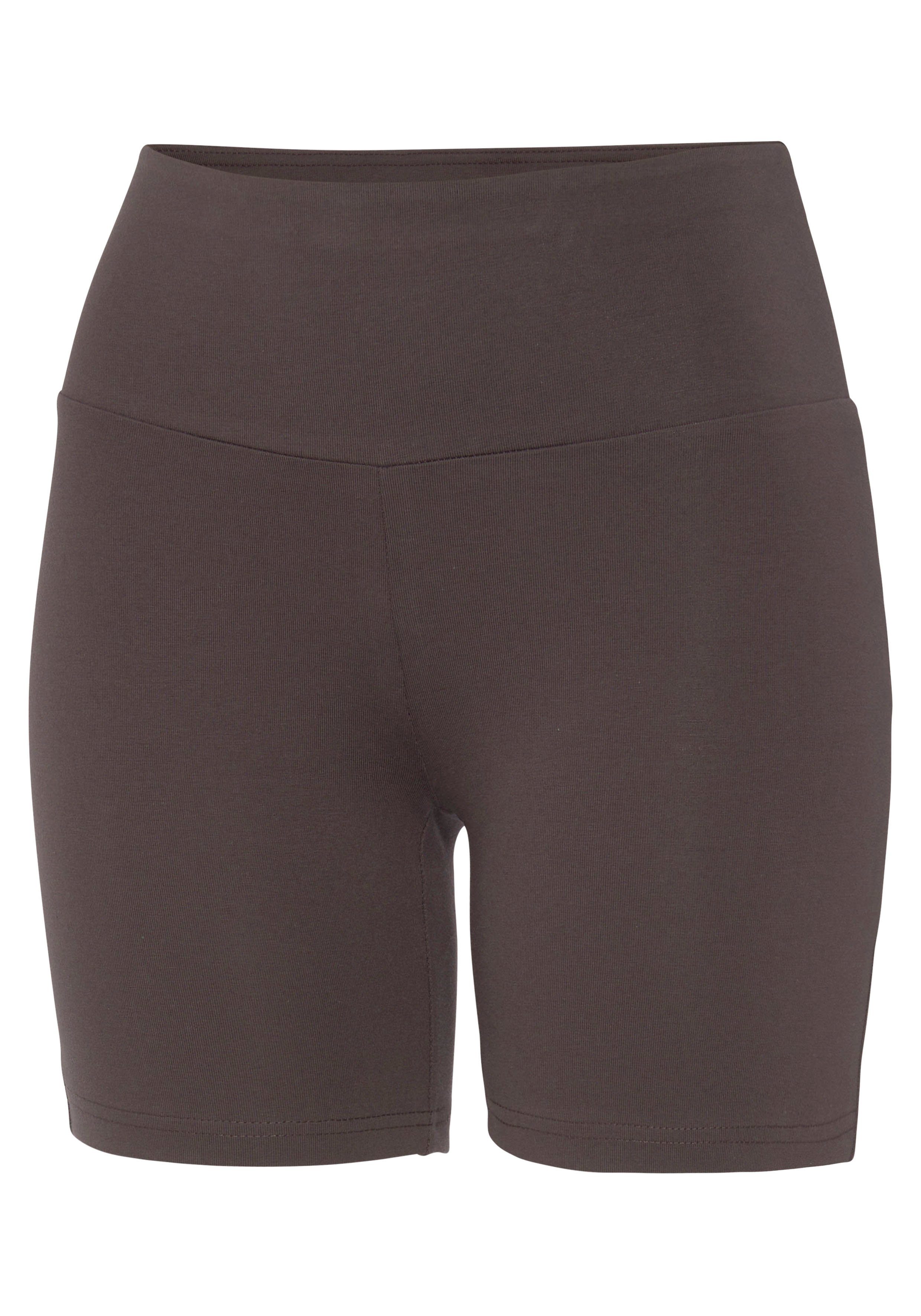 Lascana Short met brede boord en logoprint